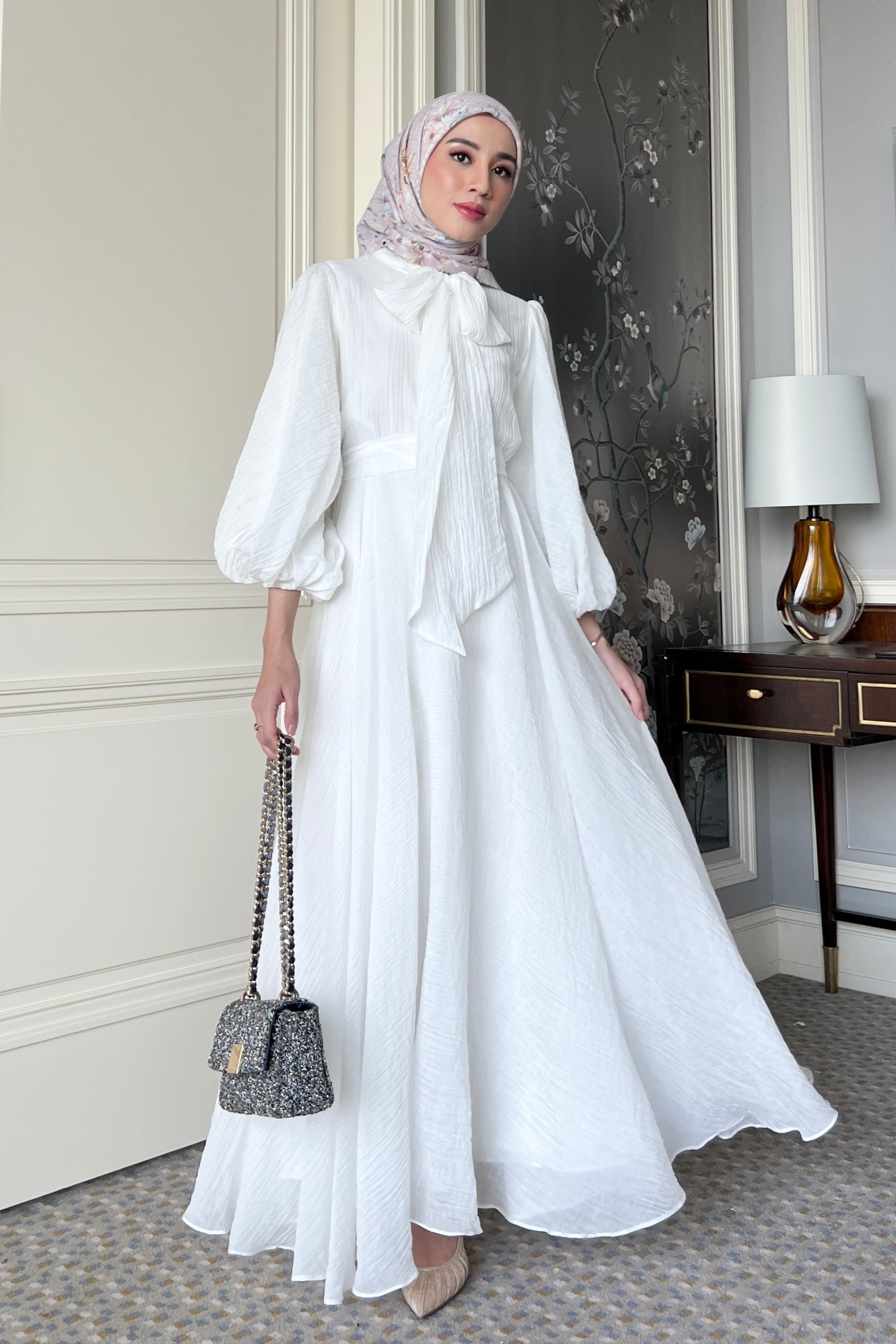 [DEFECT] - Aesa Dress - Dress Flowly Aksen Pita
