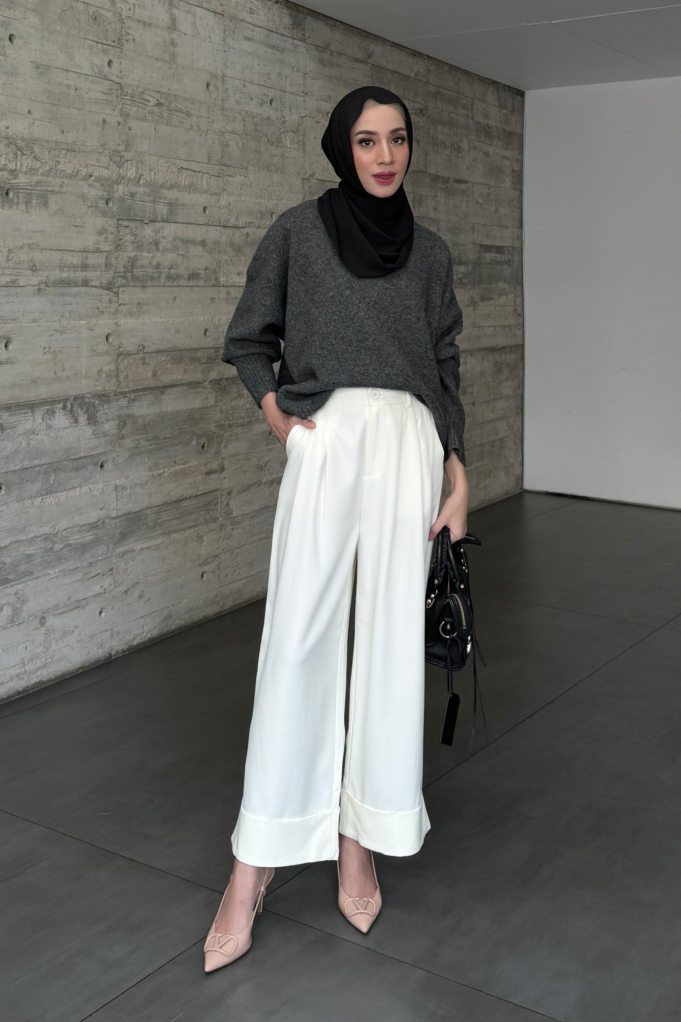 Gaia Pants - Celana Panjang Wanita Bahan Polyst Cotton