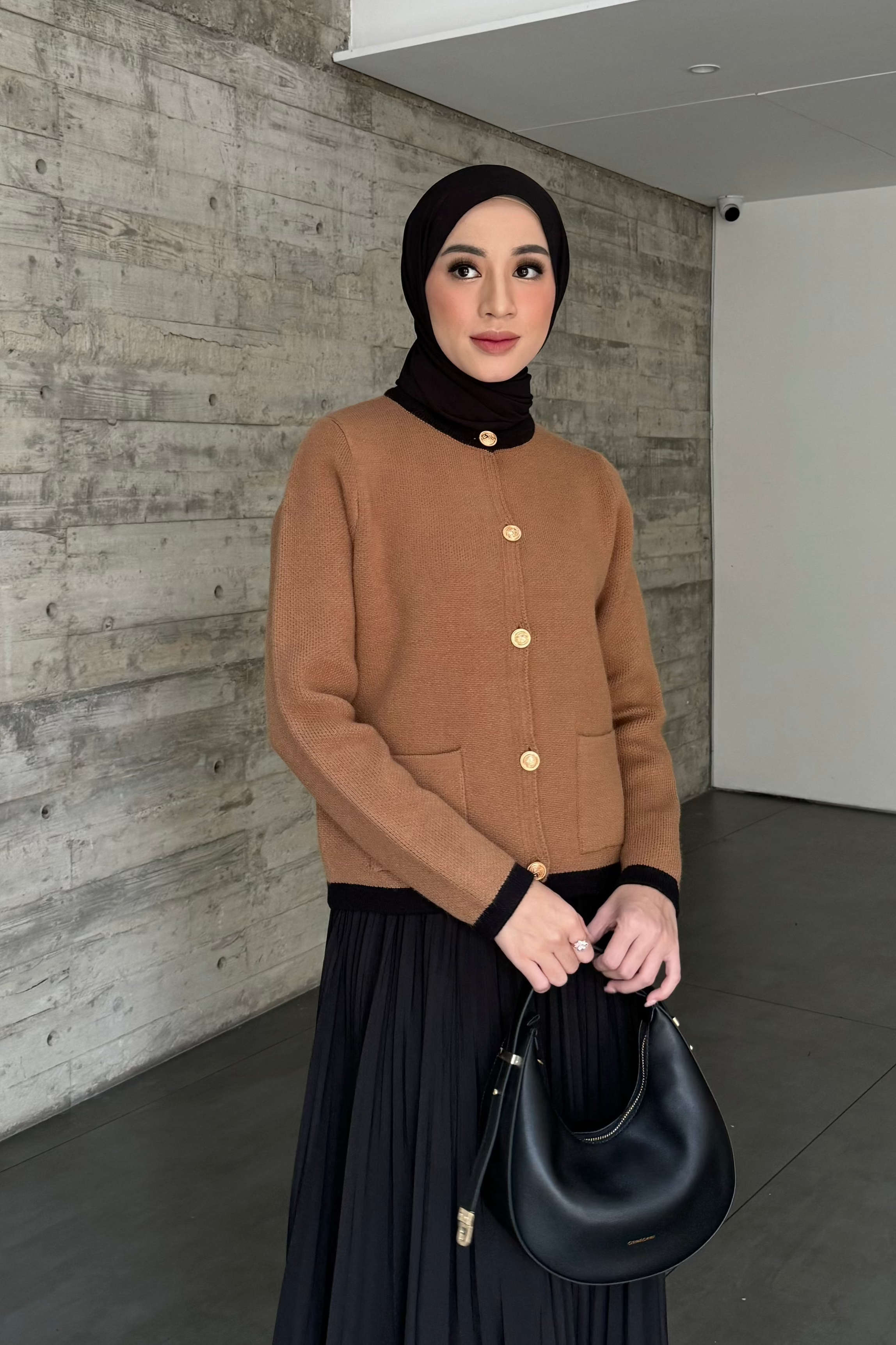 Aery Cardy - Brown