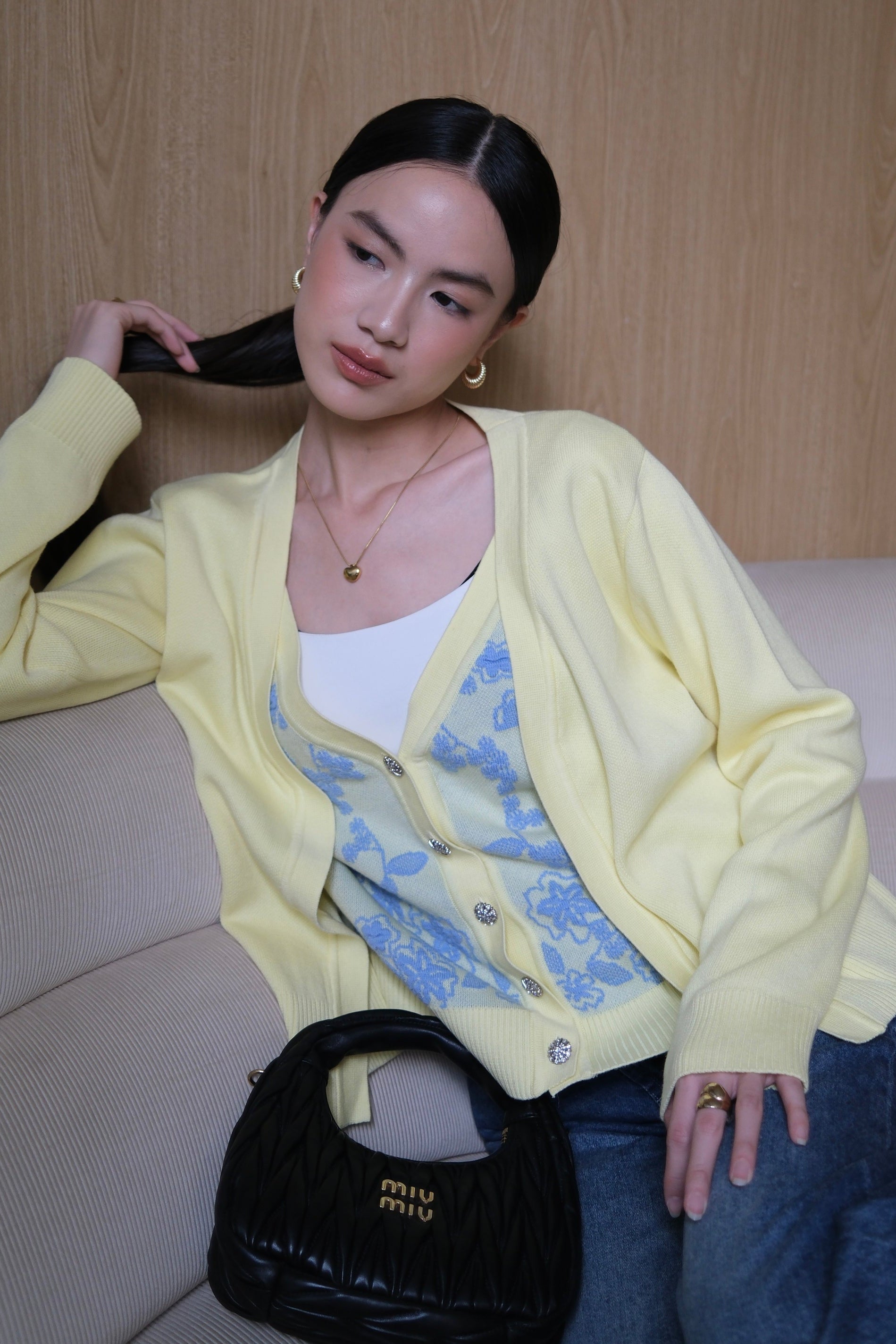 Twinset Knit Cardy – Premium Knit Cardigan Set