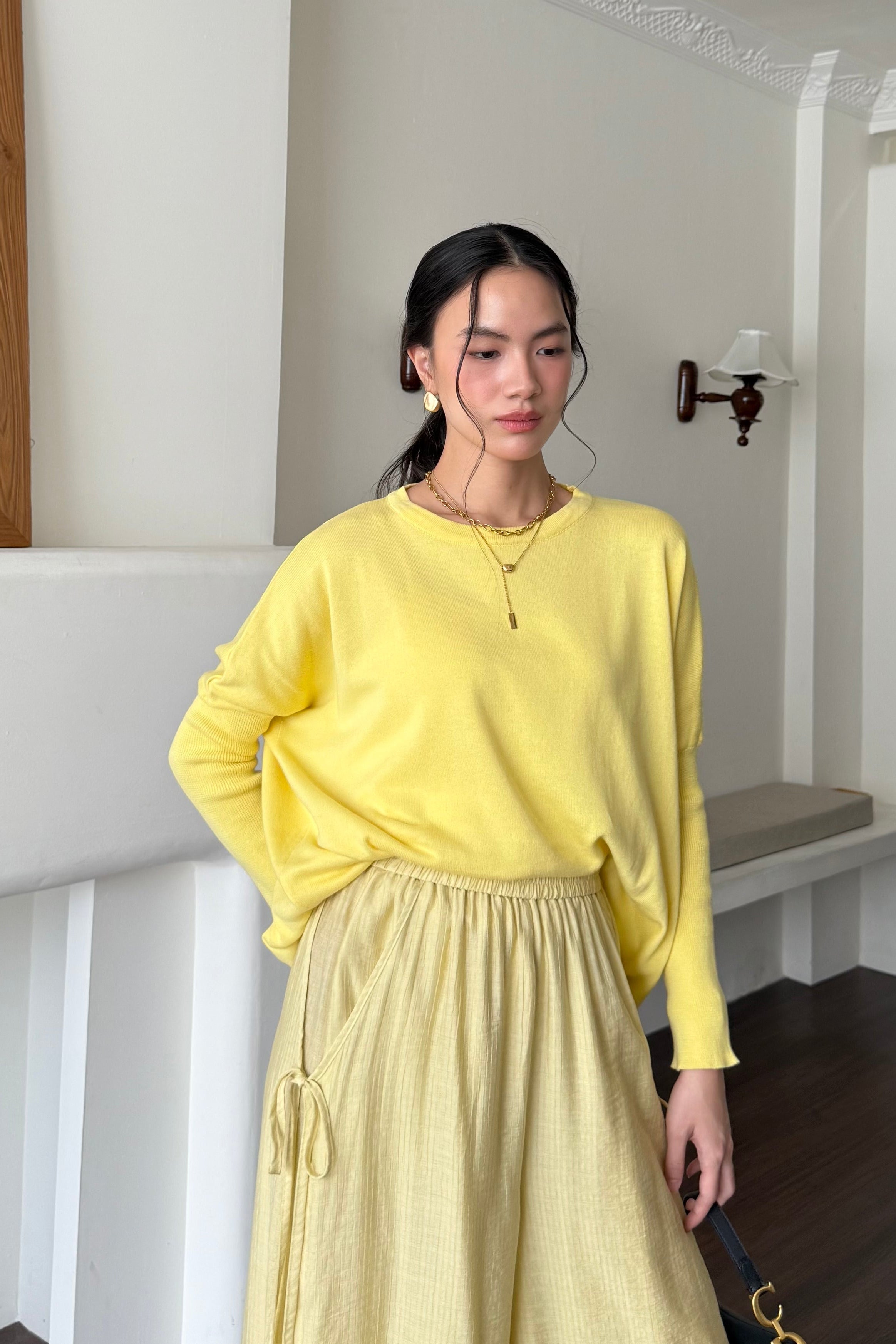 Batwing Sweater - Sweater Batwing Wanita Modest Dan Kasual