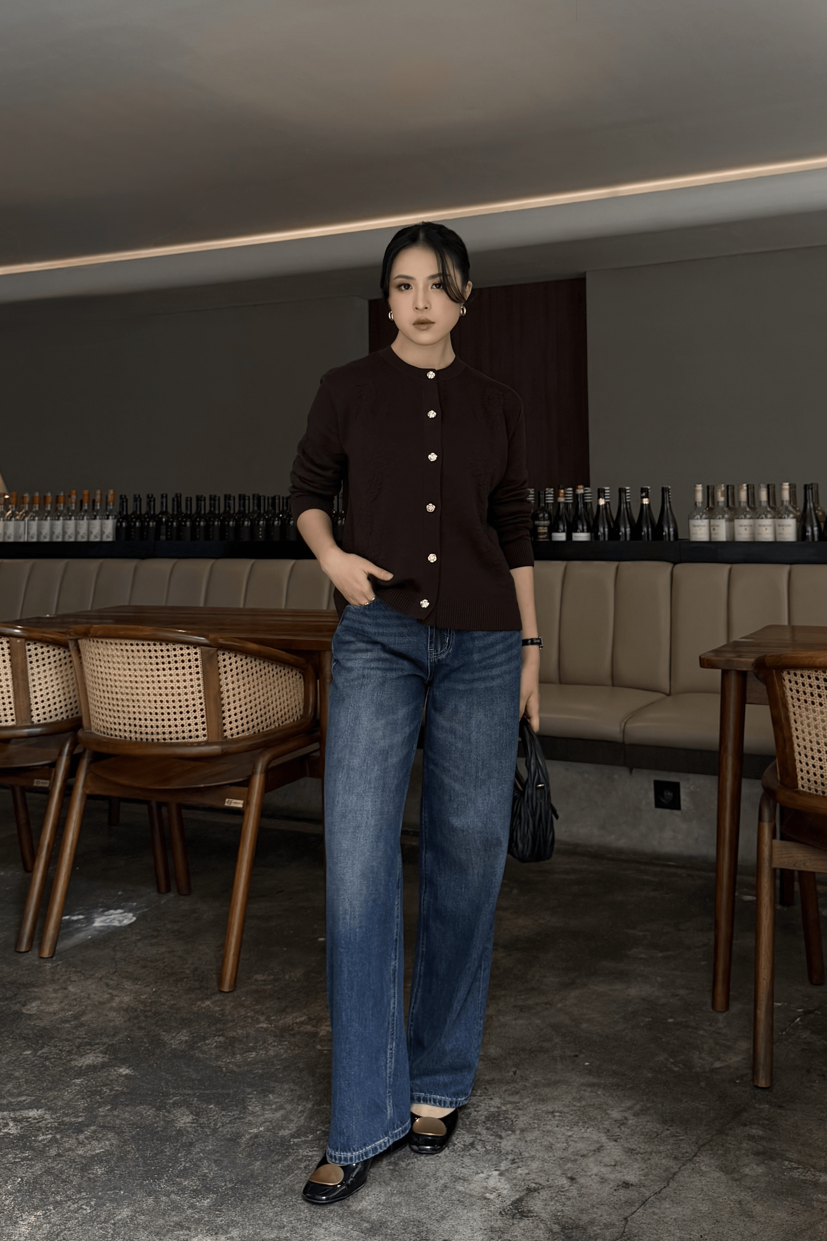 Straight Jeans - Celana Jeans Classic Wanita Timeless