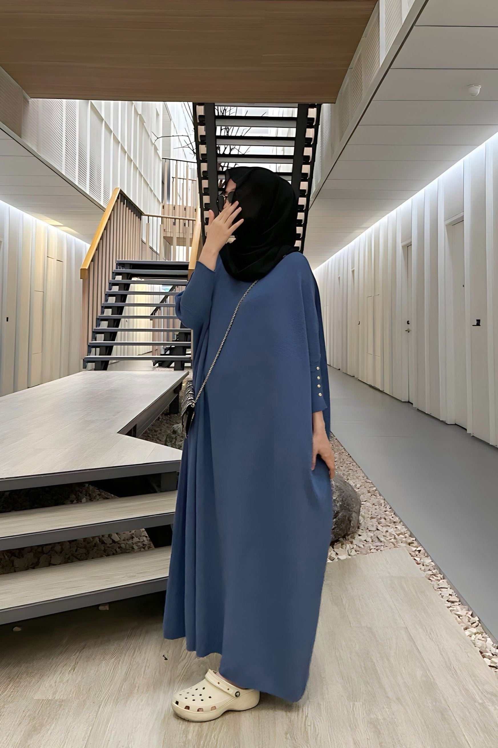Batwing Dress - Dress Model Batwing Bahan Rajut Premium