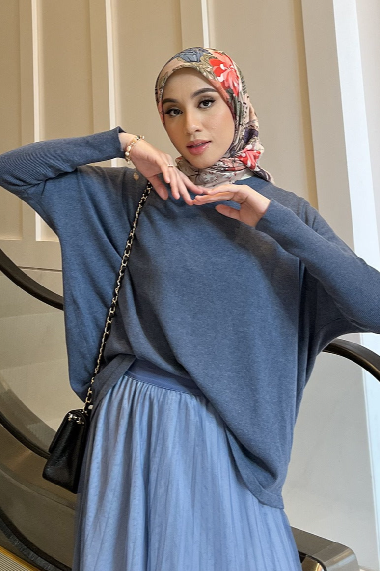 Batwing Sweater - Sweater Batwing Wanita Modest Dan Kasual