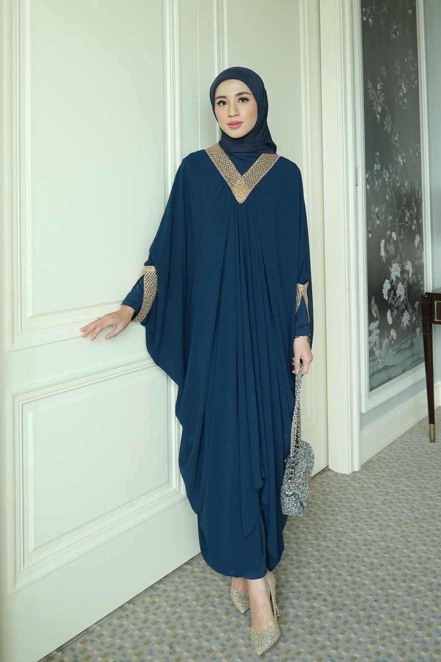 Ameera Kaftan - Kaftan Ramadhan Hari Raya Lengan Batwing