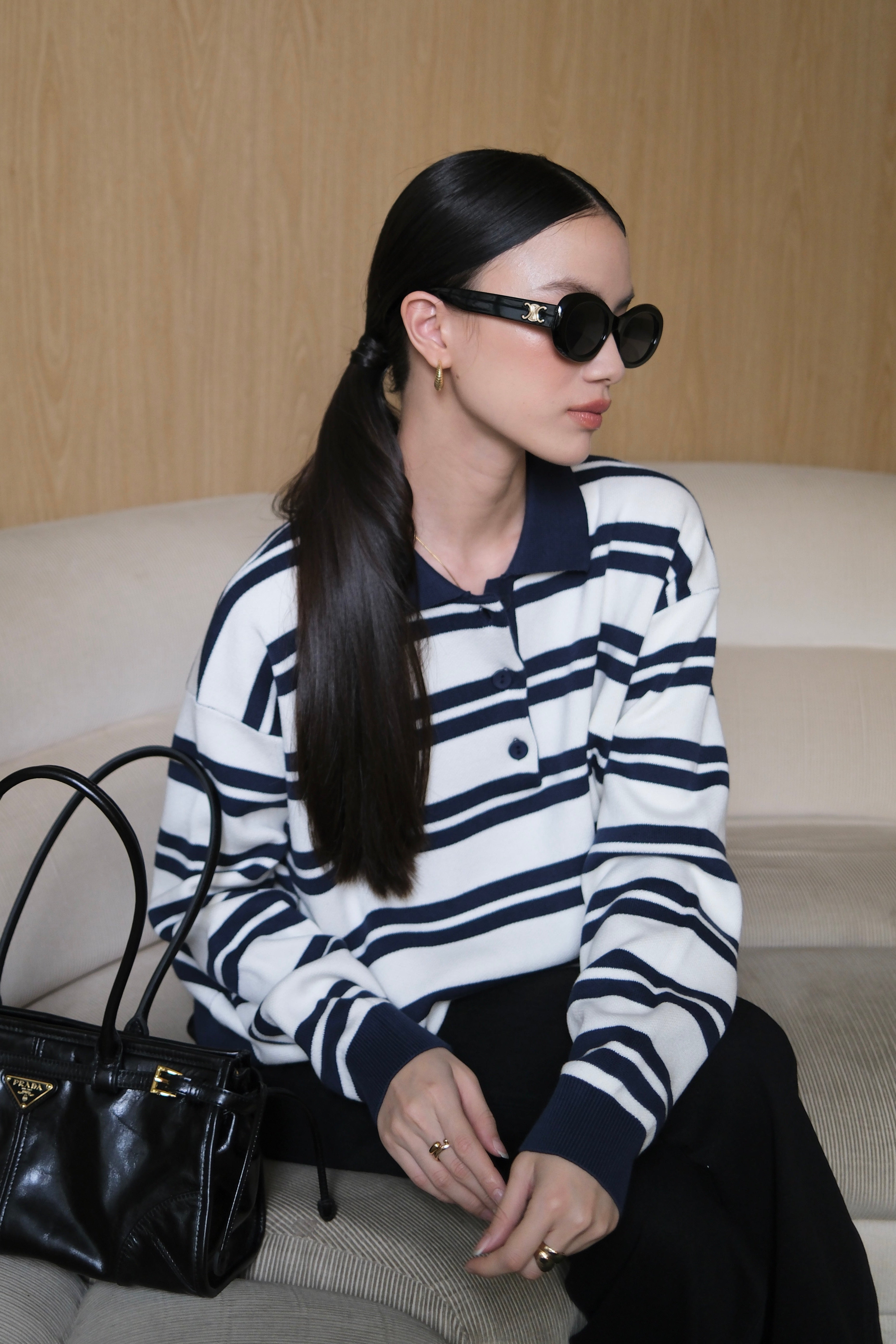 Hiptoon Stripe Sweater – Premium Striped Knitwear
