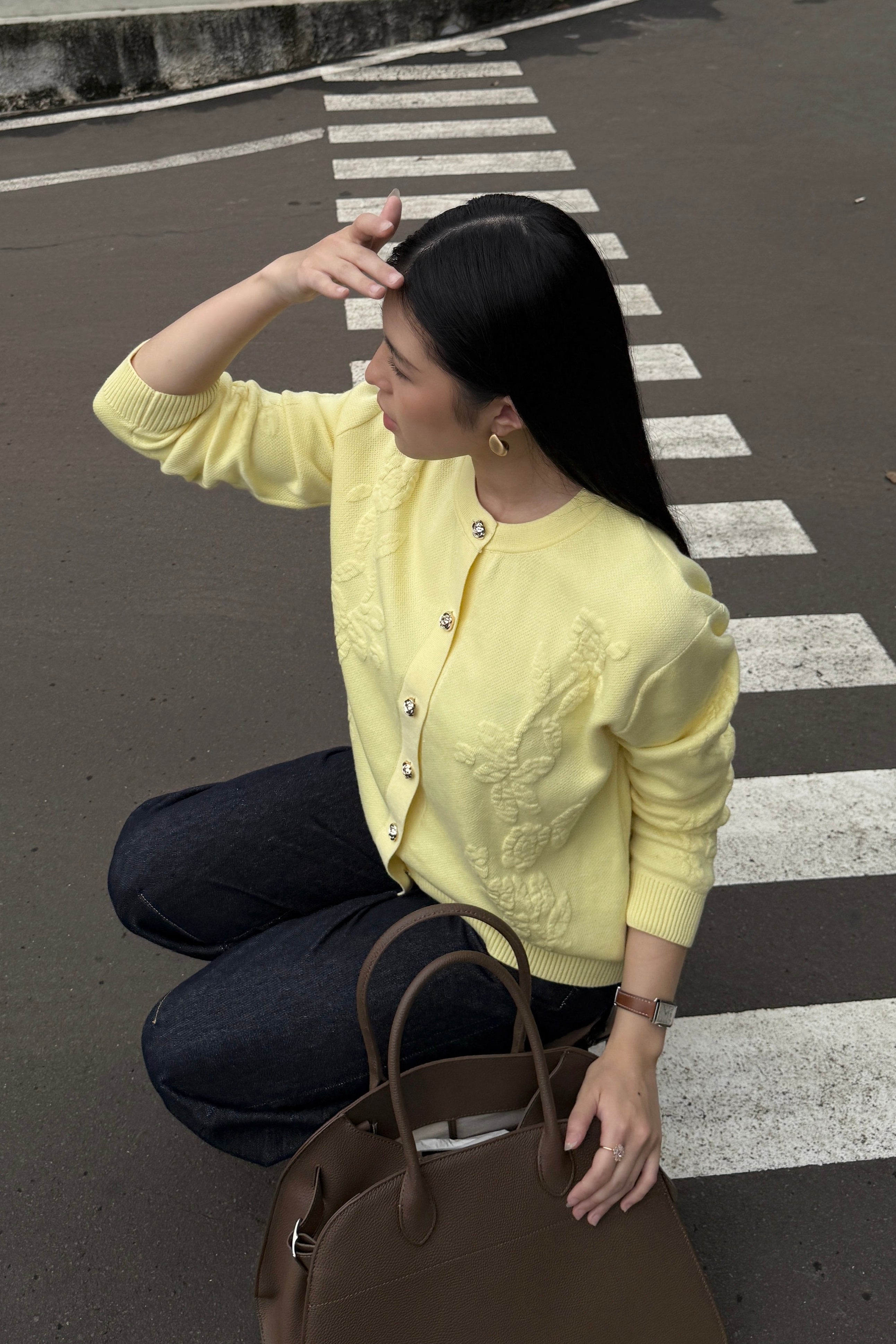 Dara Cardy - Duckling - Cardigan Wanita Stylish Timeless