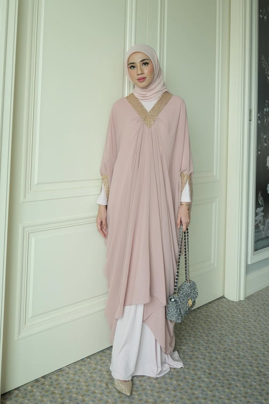 Ameera Kaftan - Kaftan Ramadhan Hari Raya Lengan Batwing