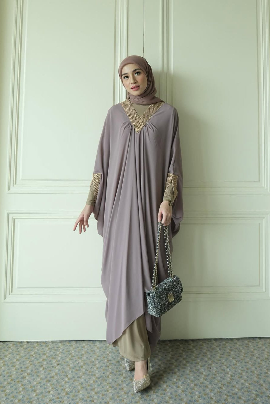 Ameera Kaftan - Kaftan Ramadhan Hari Raya Lengan Batwing