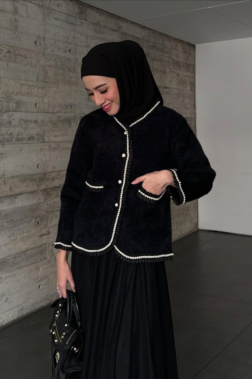 [DEFECT] - Extral Cardy - Cardigan Berkancing Wanita Bahan Knit