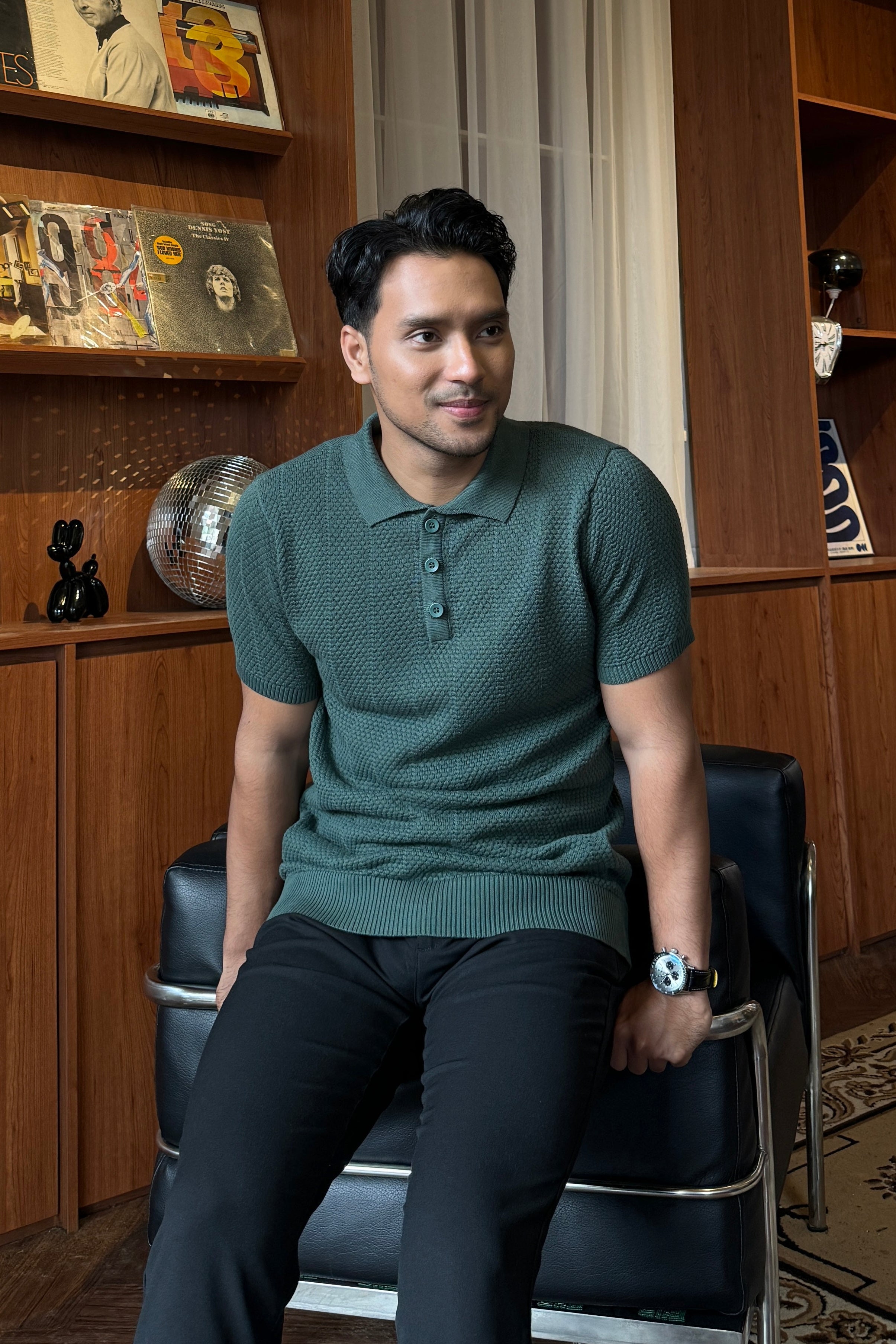 Polo Knit Tshirt - Baju Polos Pria Bahan Knit