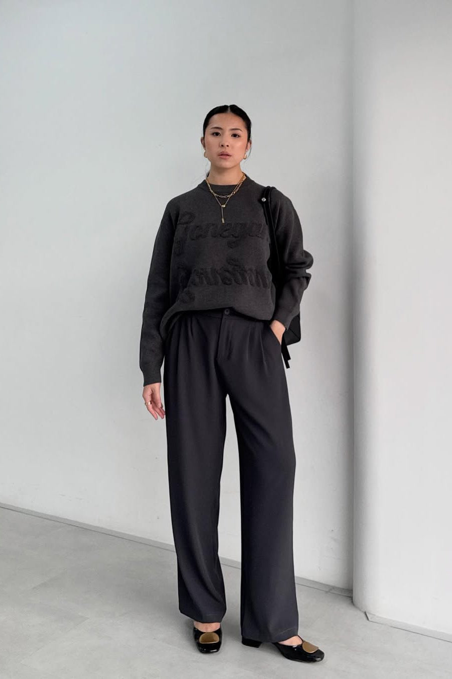 Lowee Pants - Celana Panjang Kantor Polos Trendy Wanita