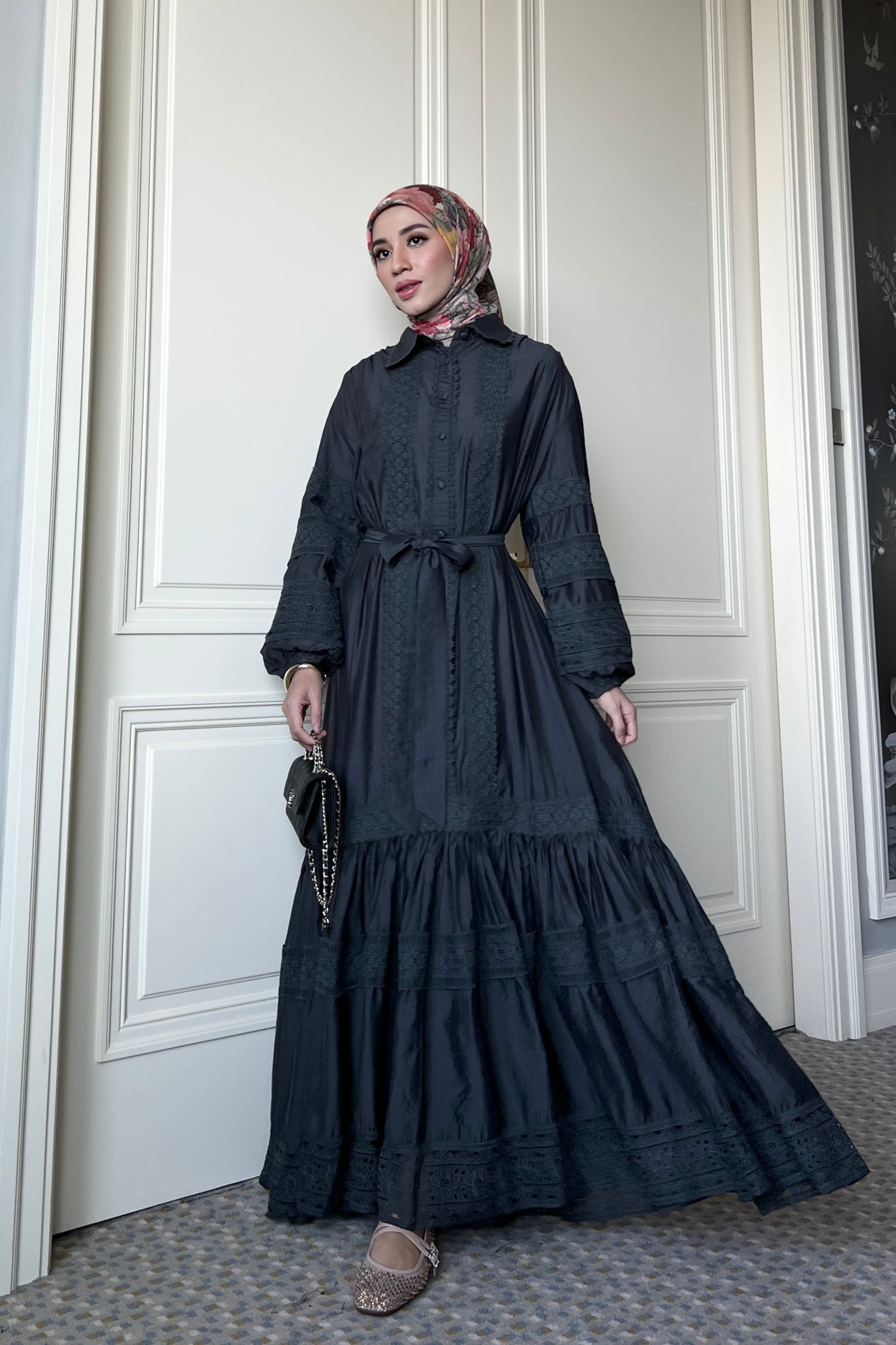 [DEFECT] - Calila Dress - Dress Wanita Detail Renda Memukau