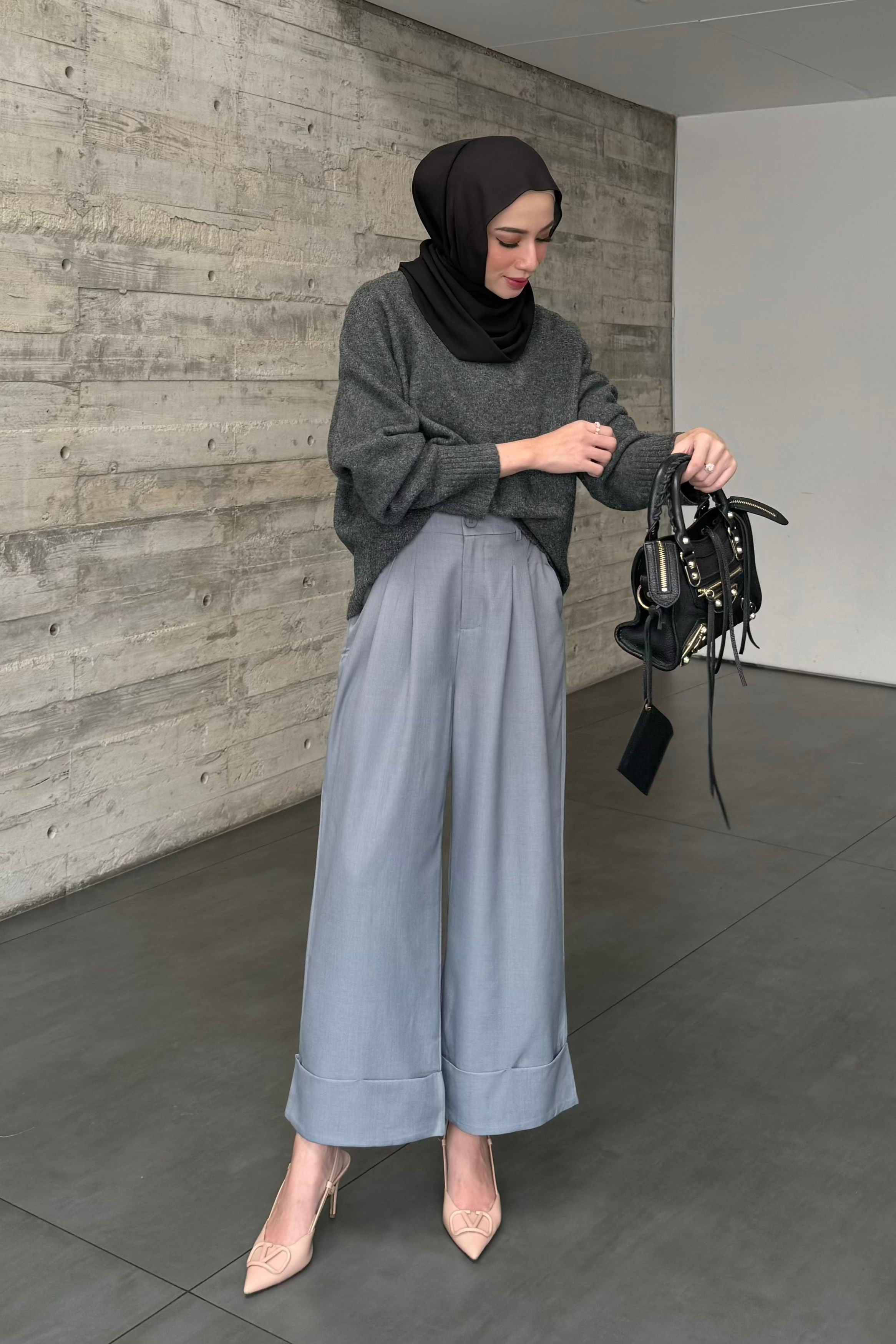 Gaia Pants - Celana Panjang Wanita Bahan Polyst Cotton