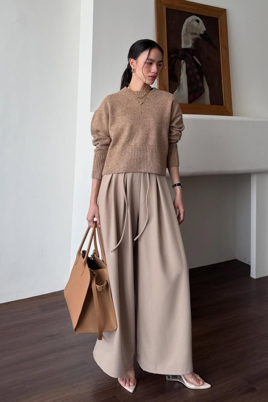 Hames Pants -  Bawahan Wanita Fashionable Bahan Semi Wool Import HQ