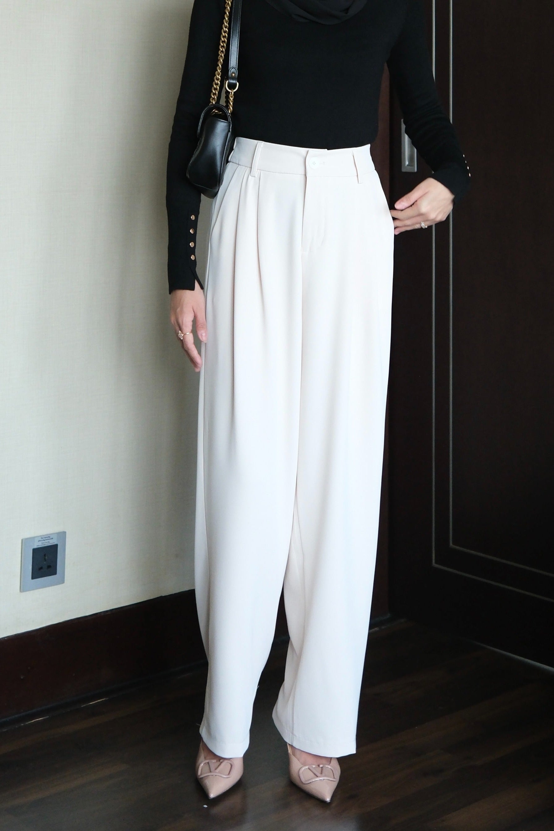 Lowee Pants - Celana Panjang Kantor Polos Wanita