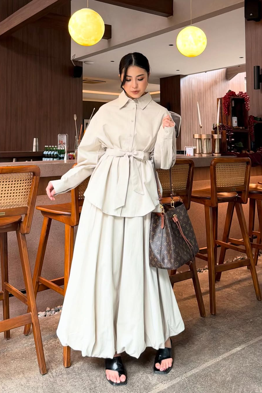 Jane Set - Setelan Wanita Bahan Cotton Twill Premium Model Elegan & Minimalis