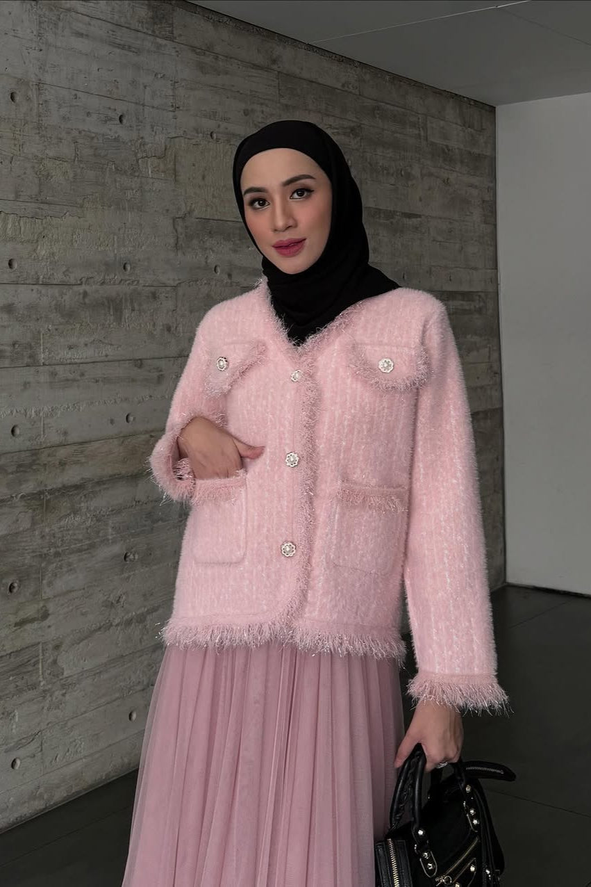 [DEFECT] - Jenny Cardy - Cardigan Knit Lembut Berkancing Wanita