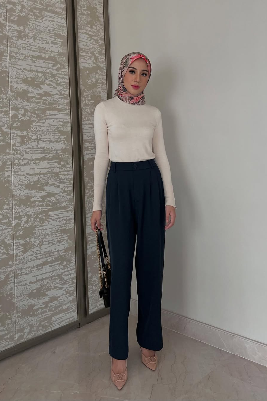 Lowee Pants - Celana Panjang Kantor Polos Trendy Wanita