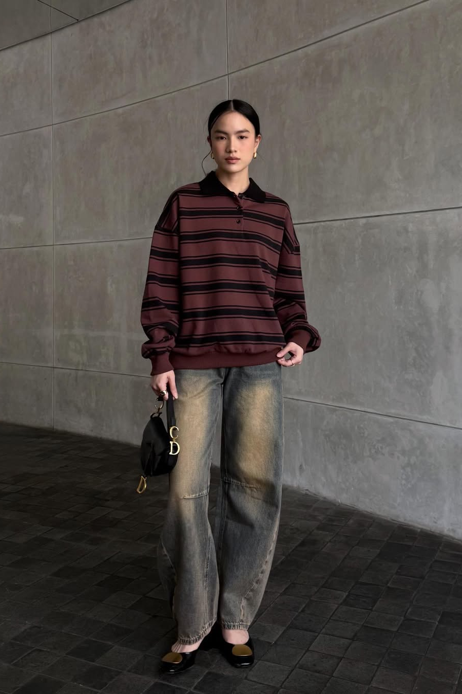 Marc Polo Sweater - Sweater Rajut Kerah Wanita Gaya Preppy & Old Money