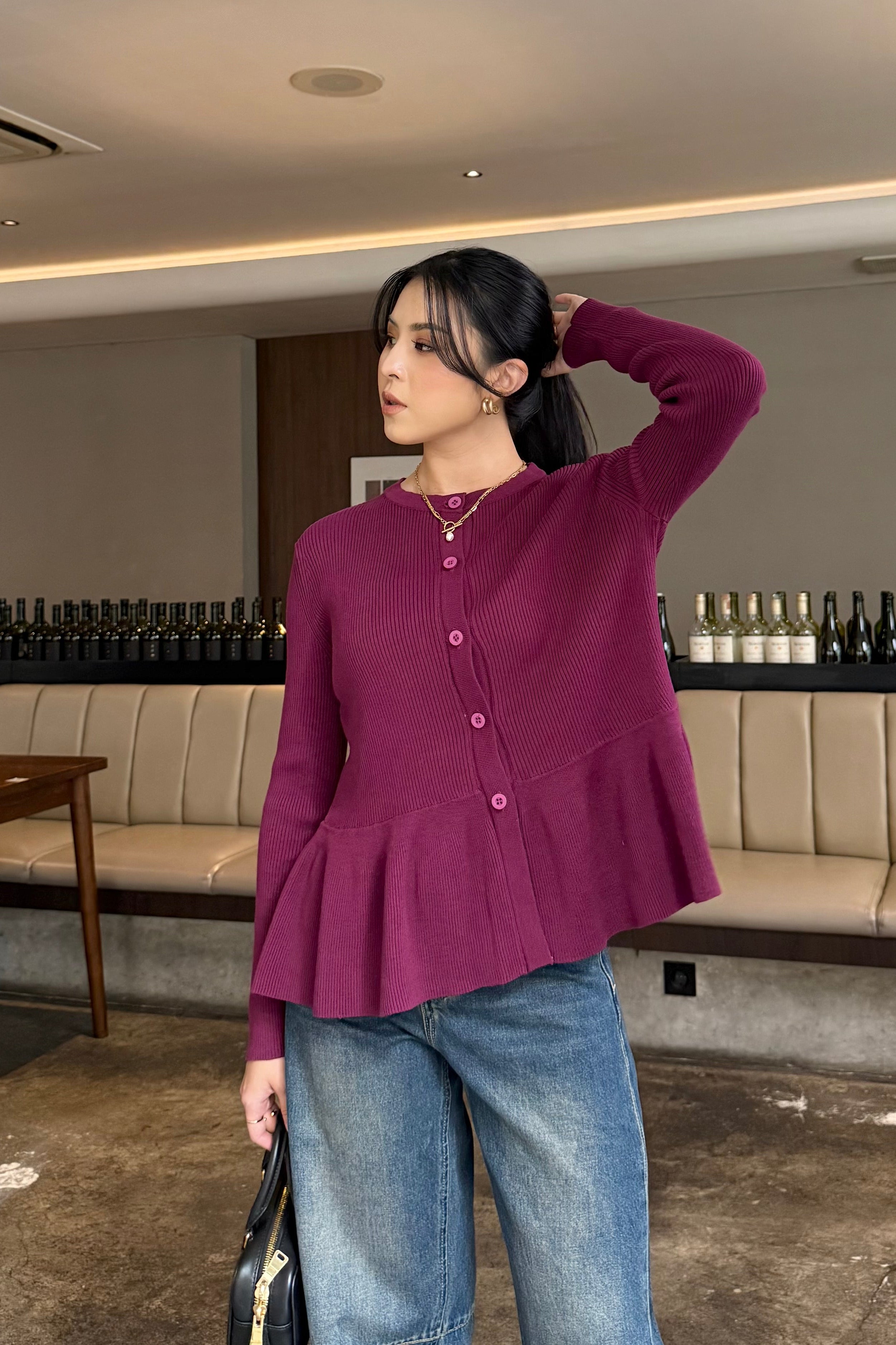 Oene Sweater - Atasan Wanita Trendy Bahan Cotton Import