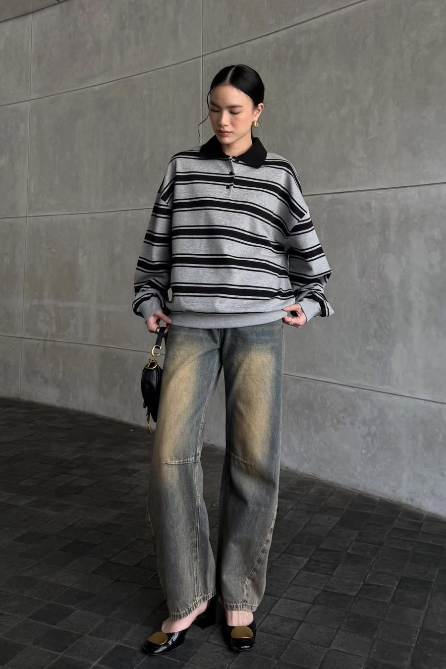 Marc Polo Sweater - Sweater Rajut Kerah Wanita Gaya Preppy & Old Money