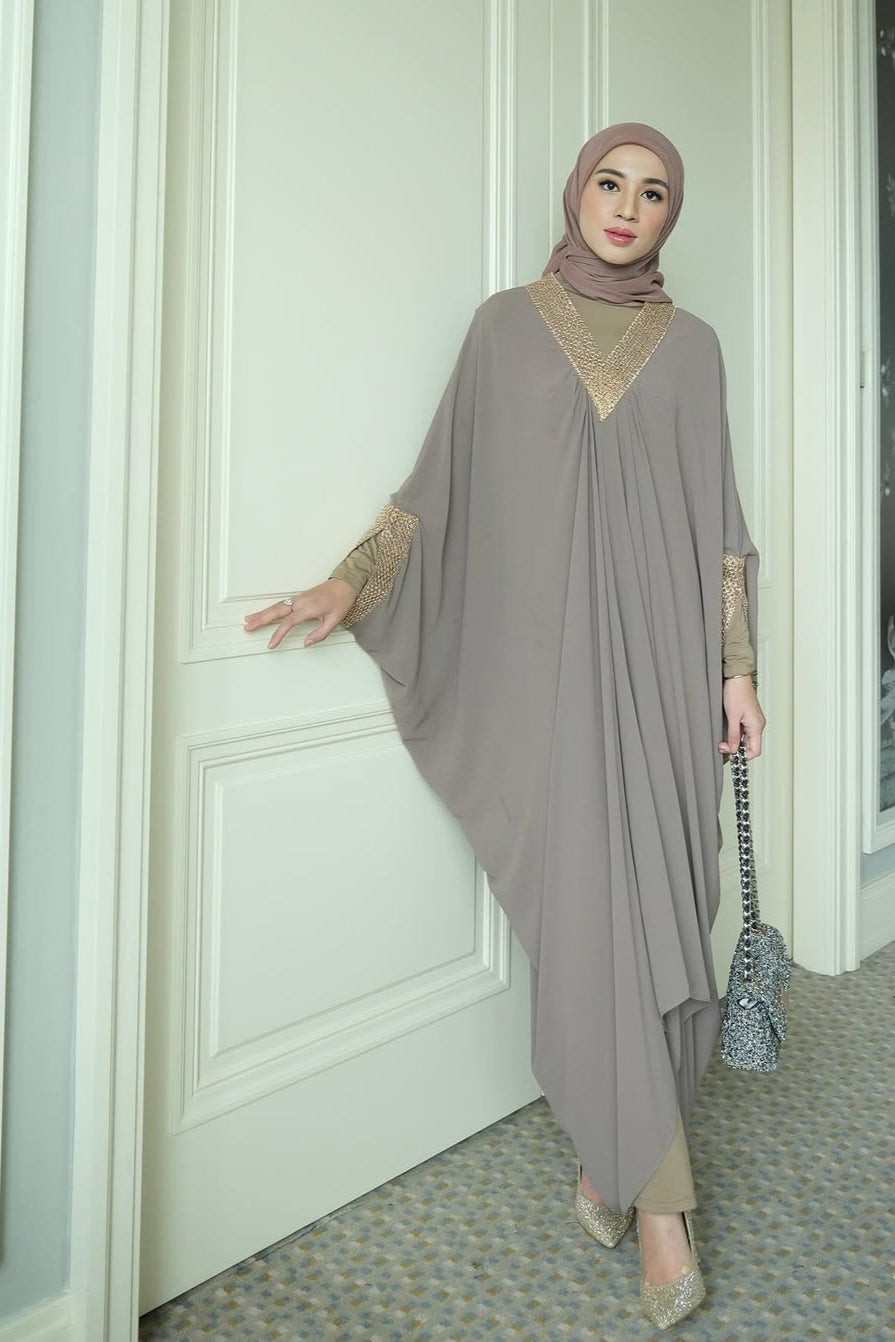 Ameera Kaftan - Kaftan Ramadhan Hari Raya Lengan Batwing