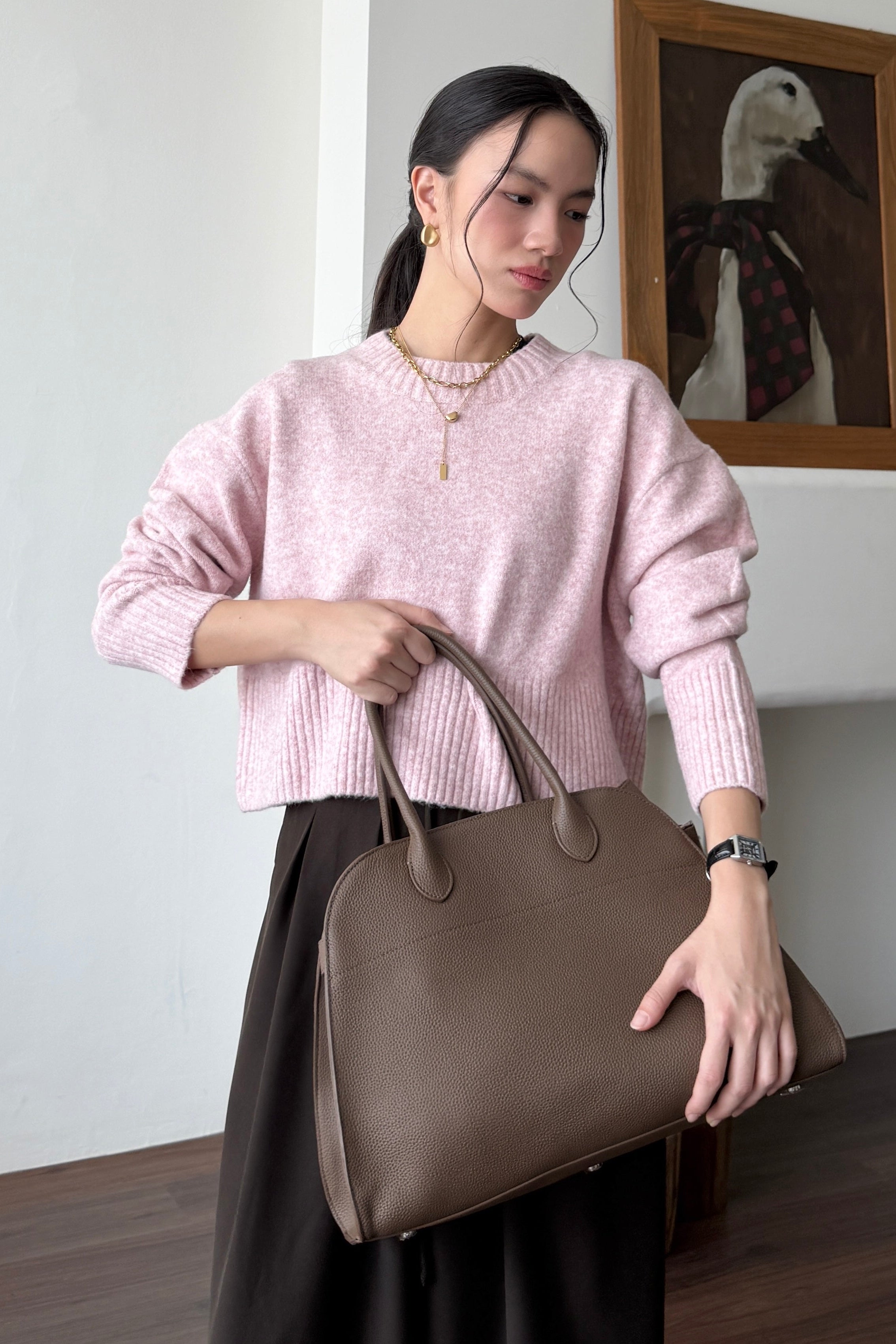 Peou Leather Bag - Tas Wanita Bahan Real Leather