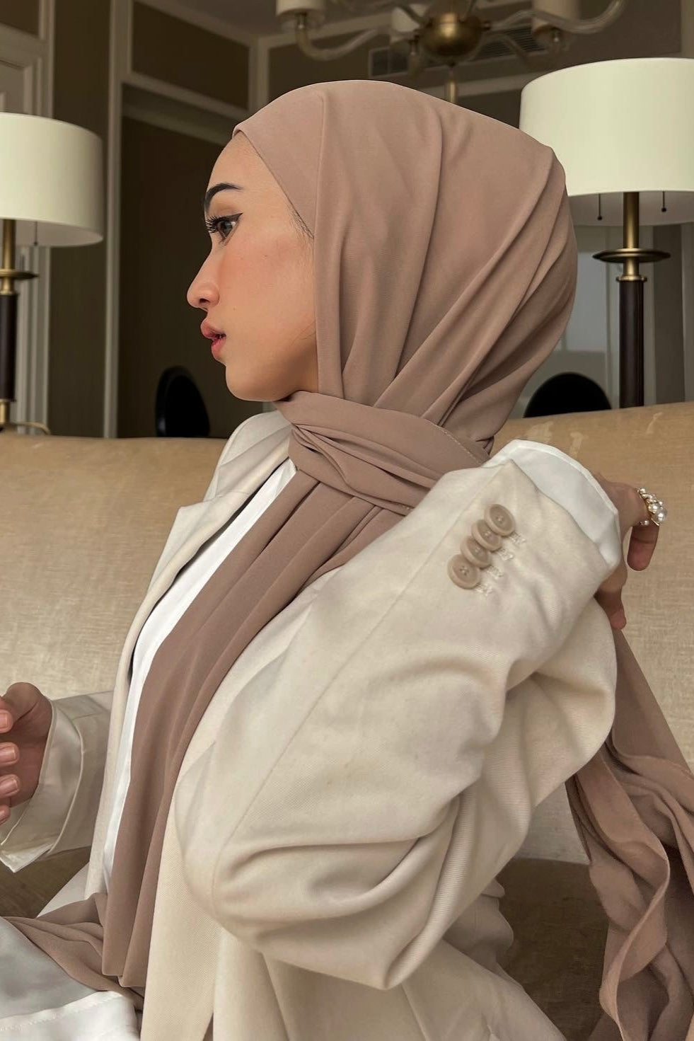 Mega Inner Shawl  - Hijab Stylish Bahan Cerruty Premium