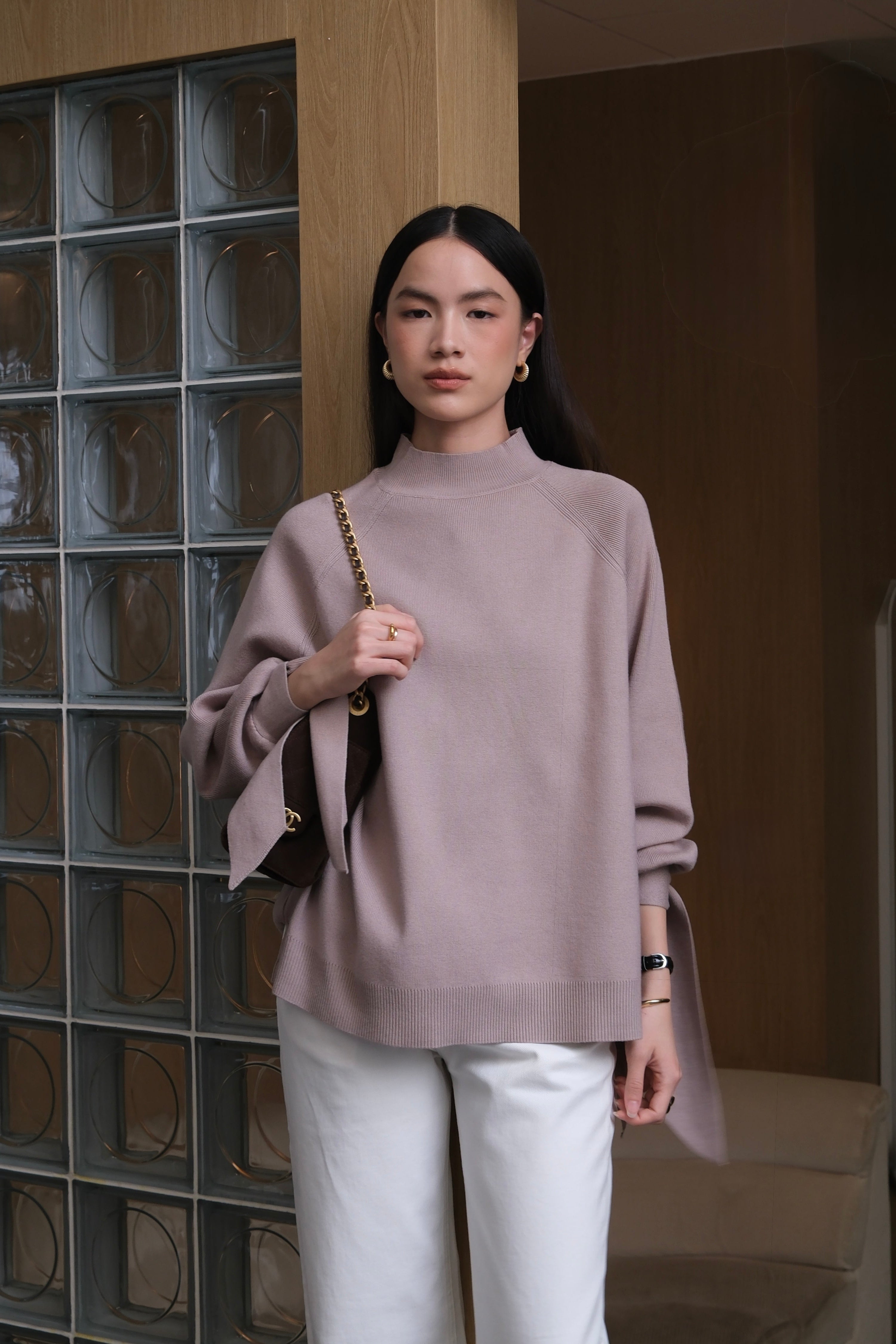 Zara Sweater - Atasan Rajut Wanita Crewneck Comfy & Soft
