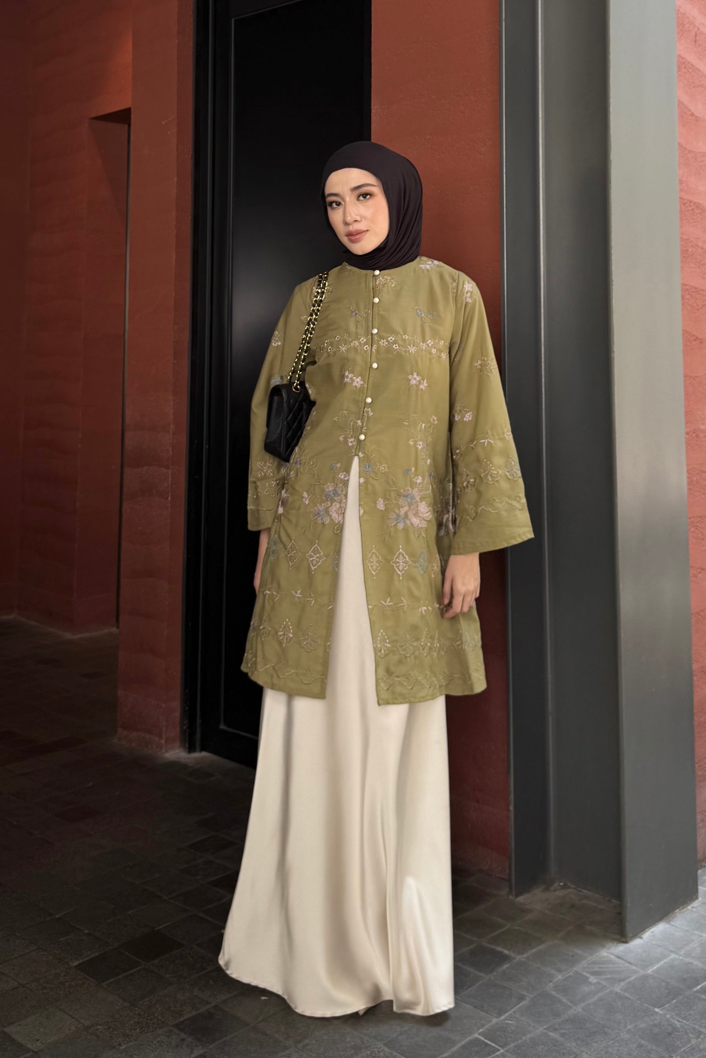 Rayana Tunic Series - Long Tunik Wanita Elegan Dan Mewah Bahan Cotton Spesial Hari Raya