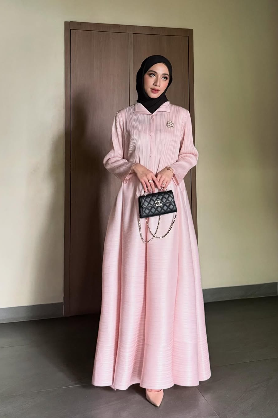 Pleats Dress - Atasan Wanita Cantik & Chic Bahan Pleats Premium HQ