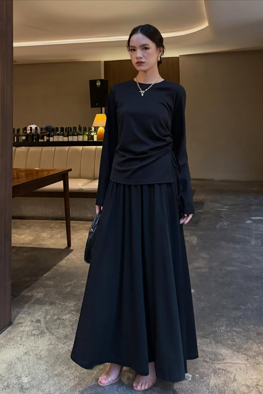 Seruni Set - Atasan Bawahan Simple Bahan Cotton Tencel HQ