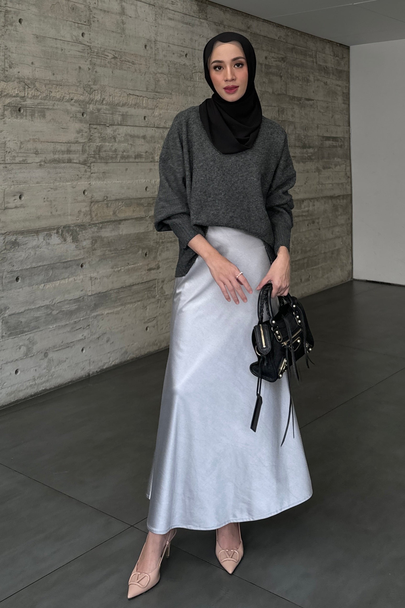 [DEFECT] - Vaia Skirt - Rok Wanita Panjang Shimmer