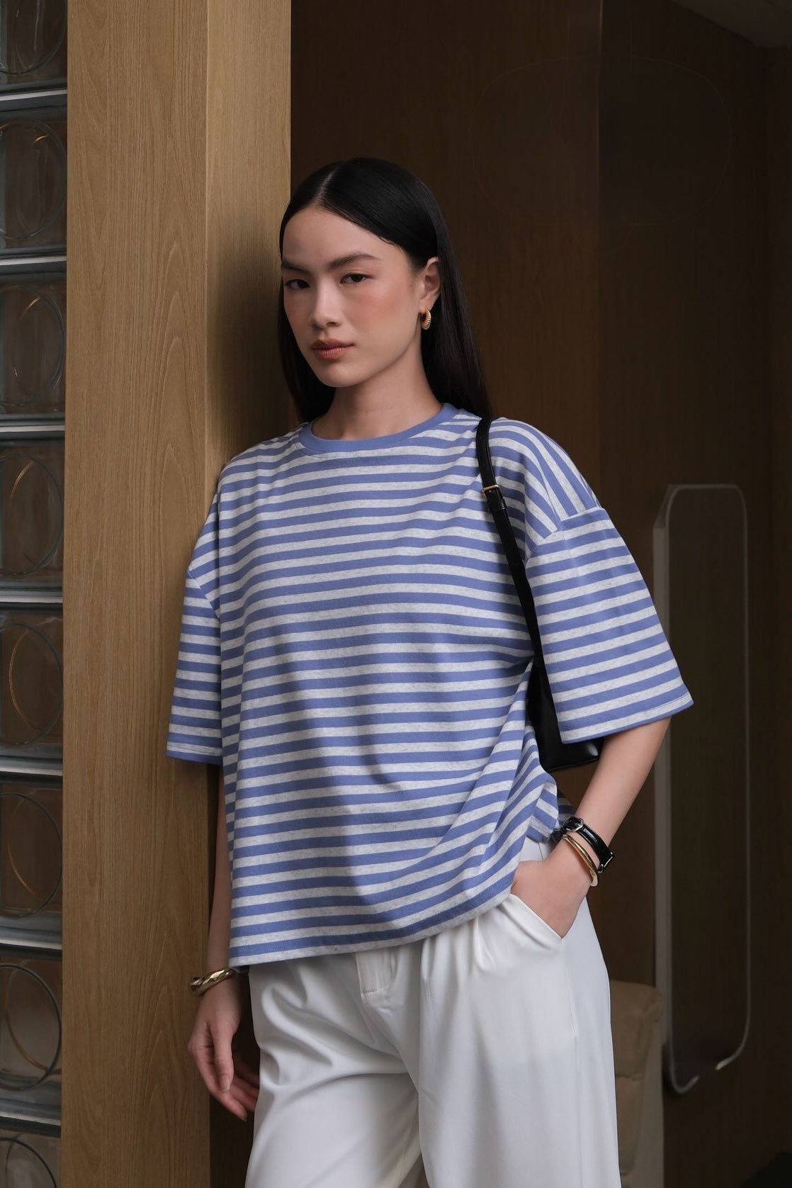Riviera Oversized Tee - Kaos Oversize Wanita Gaya Casual Streetwear Premium