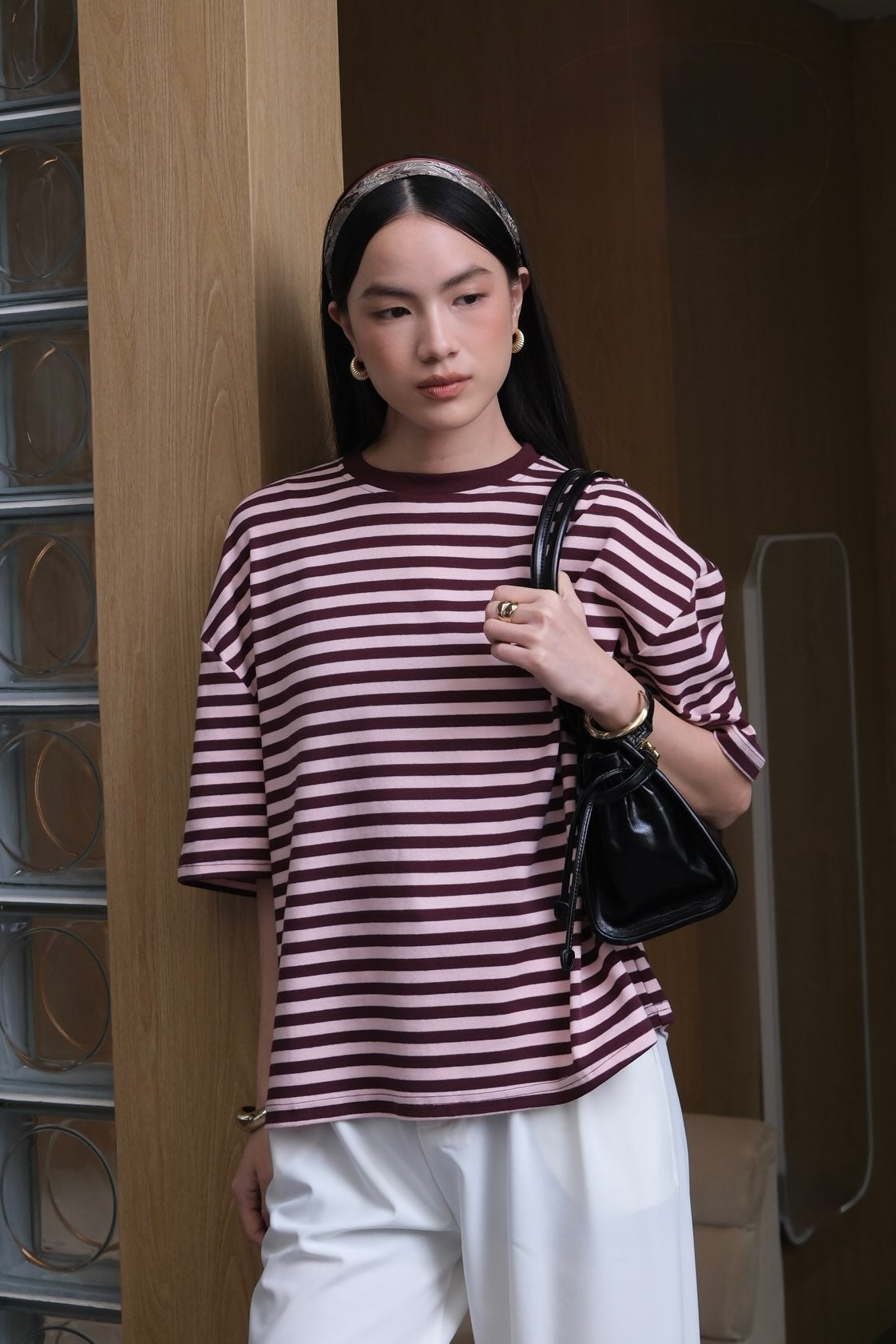 Riviera Oversized Tee - Kaos Oversize Wanita Gaya Casual Streetwear Premium