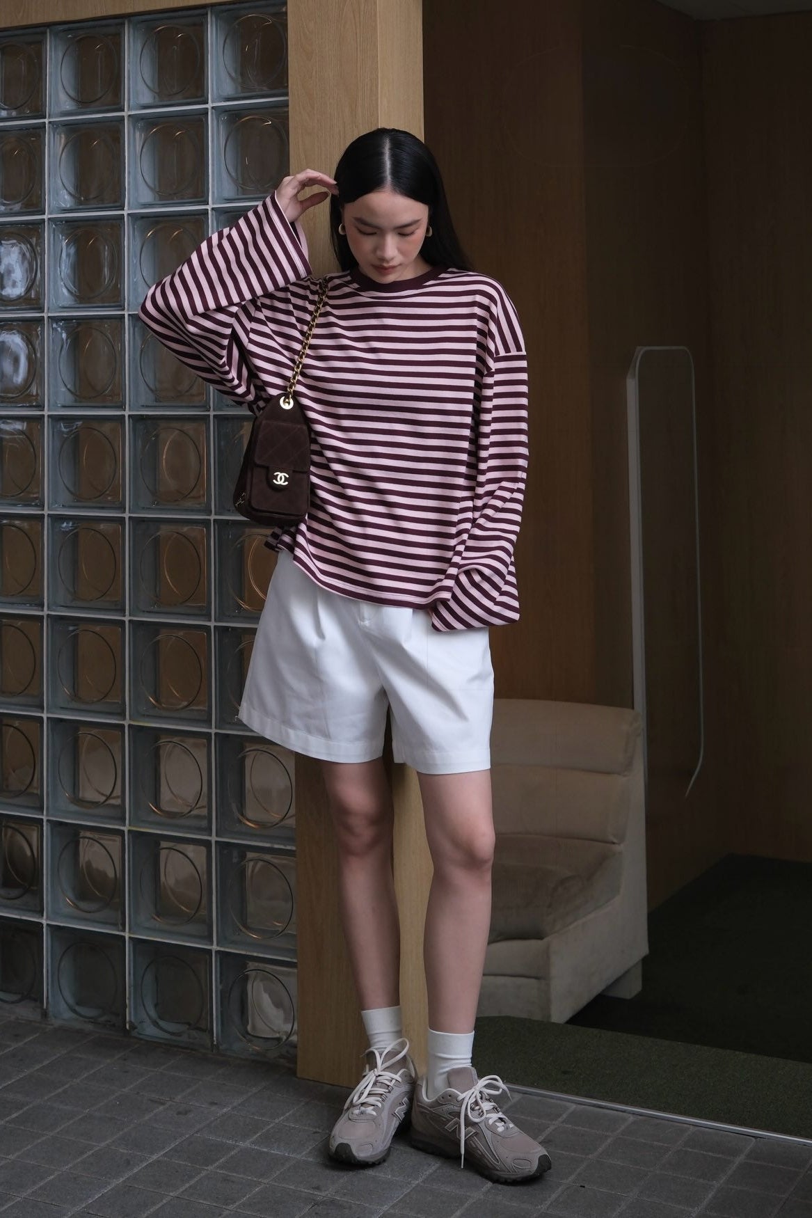 Riviera Long Sleeved Tee - Kaos Lengan Panjang Wanita Gaya Resort Casual Premium