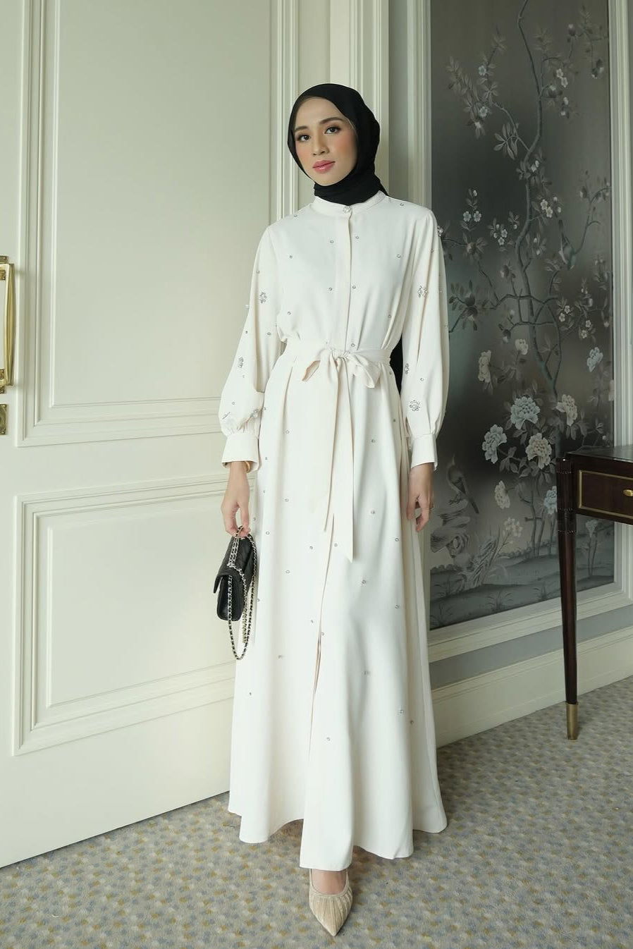 [DEFECT] - Luma Dress - Dress Manik Manik Bahan Soft Crepe