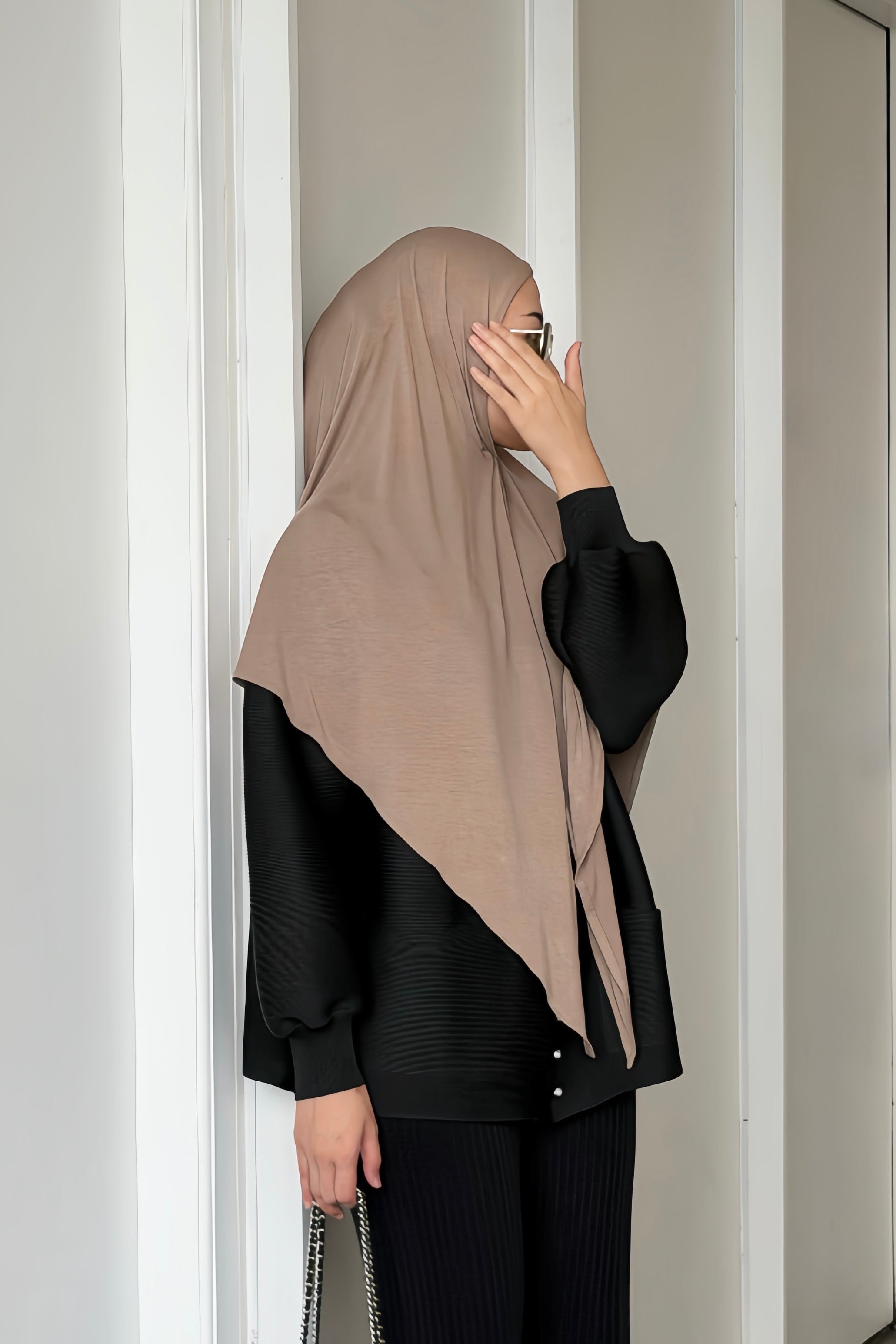 GG Khiban - Khimar Instan Premium Bahan Flowy Model Simpel Elegan