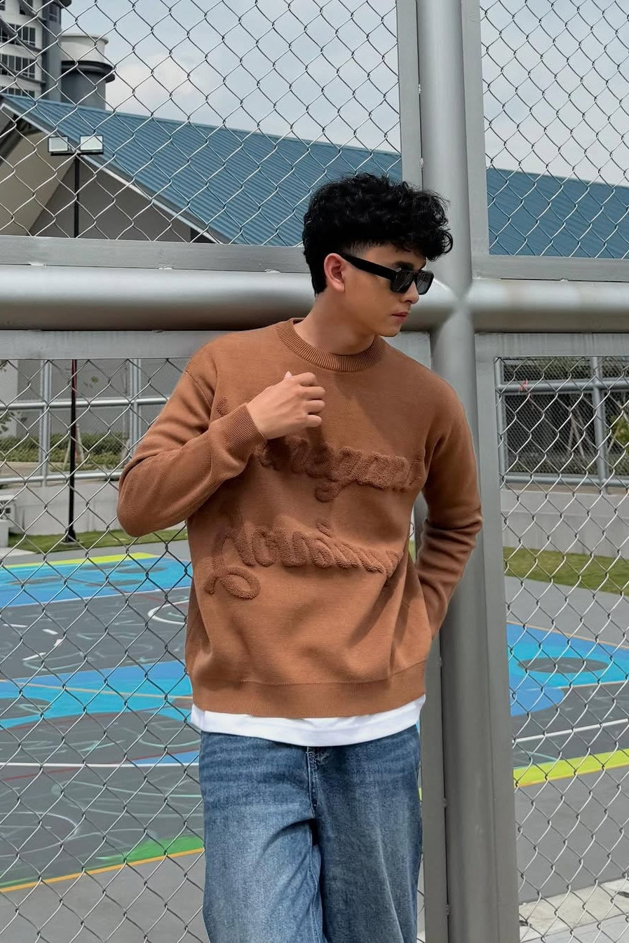 Boxy Sweater - Sweater Unisex Bahan Cotton Knit Premium (Man)