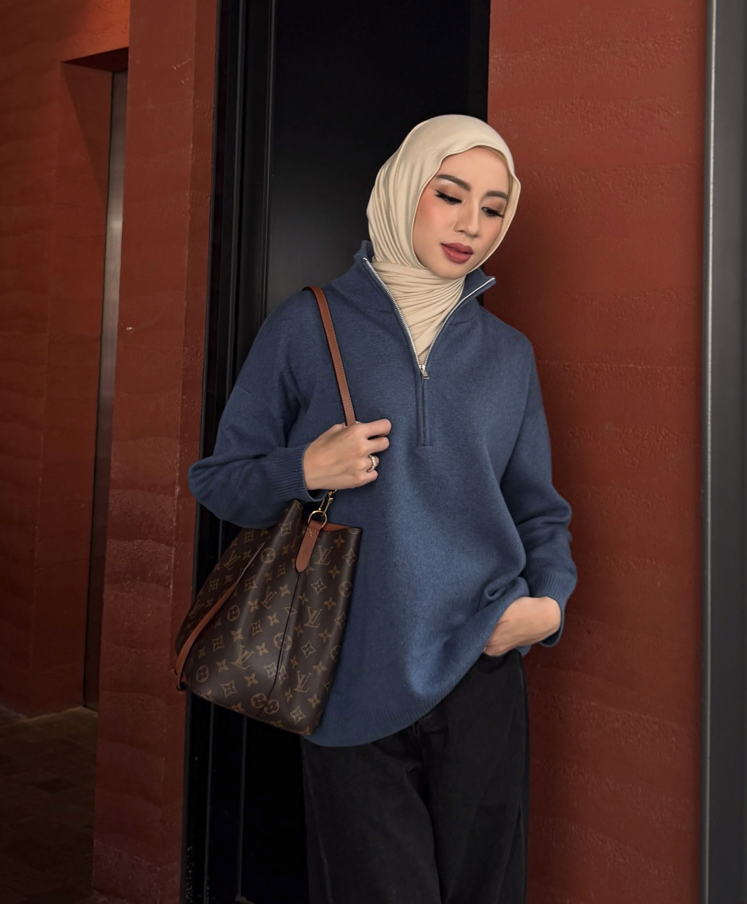 Alpine Knit Sweater - Sweater Rajut Tebal Wanita Gaya Resort Winter Premium