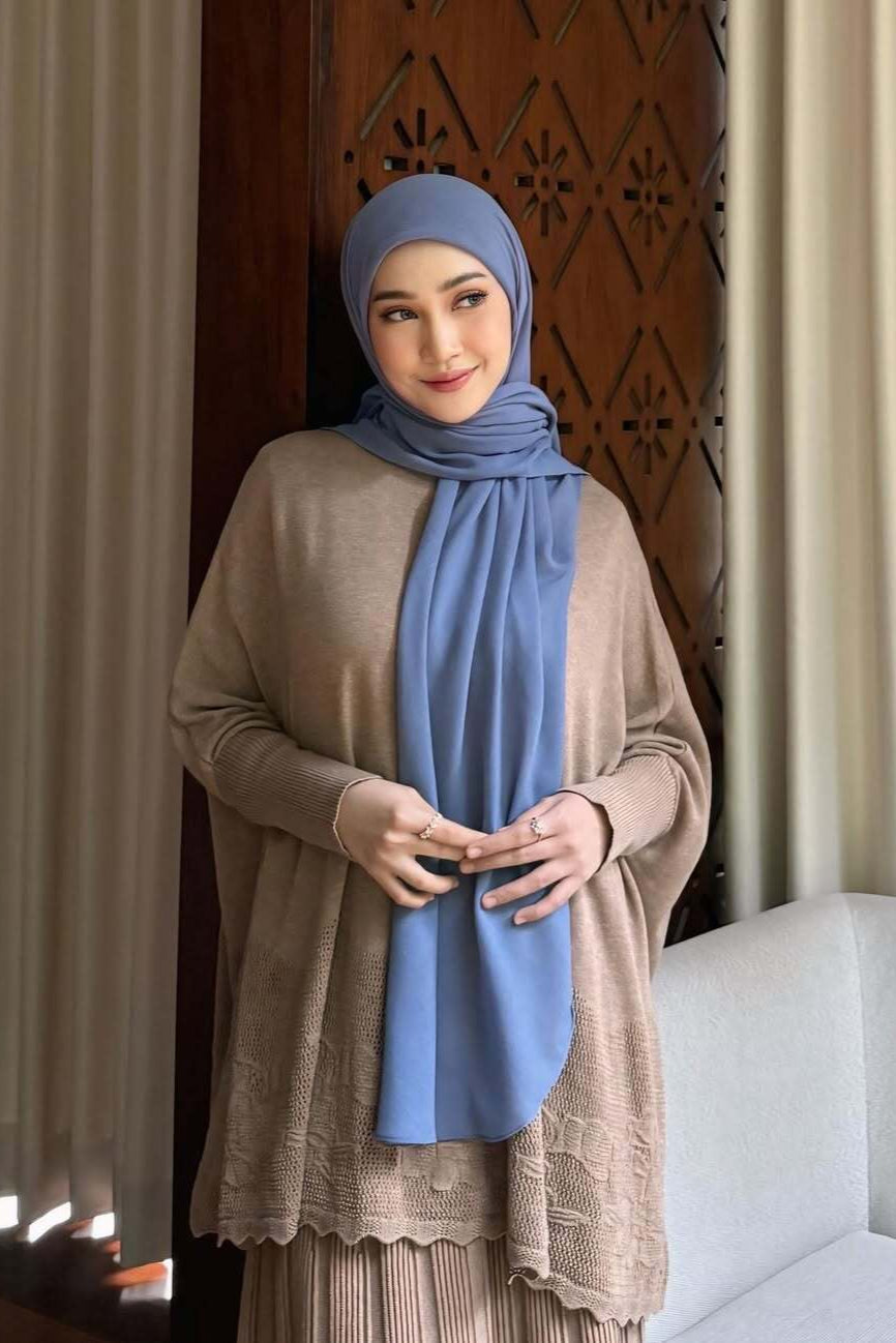 [DEFECT] Hijab Square Oval Shawl - Hijab Pashmina Bahan Voal