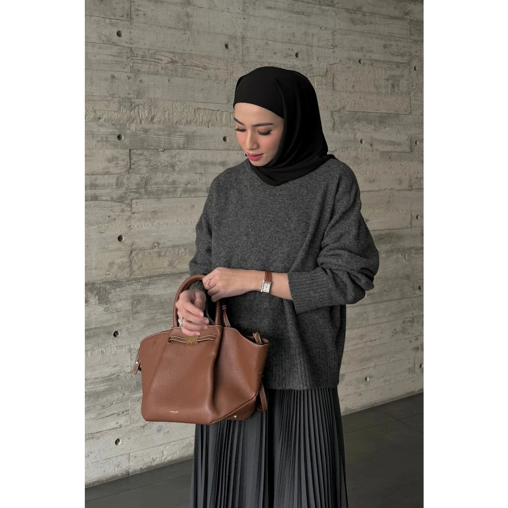 Aigo Sweater - Atasan Sweater Bahan Wool Wanita