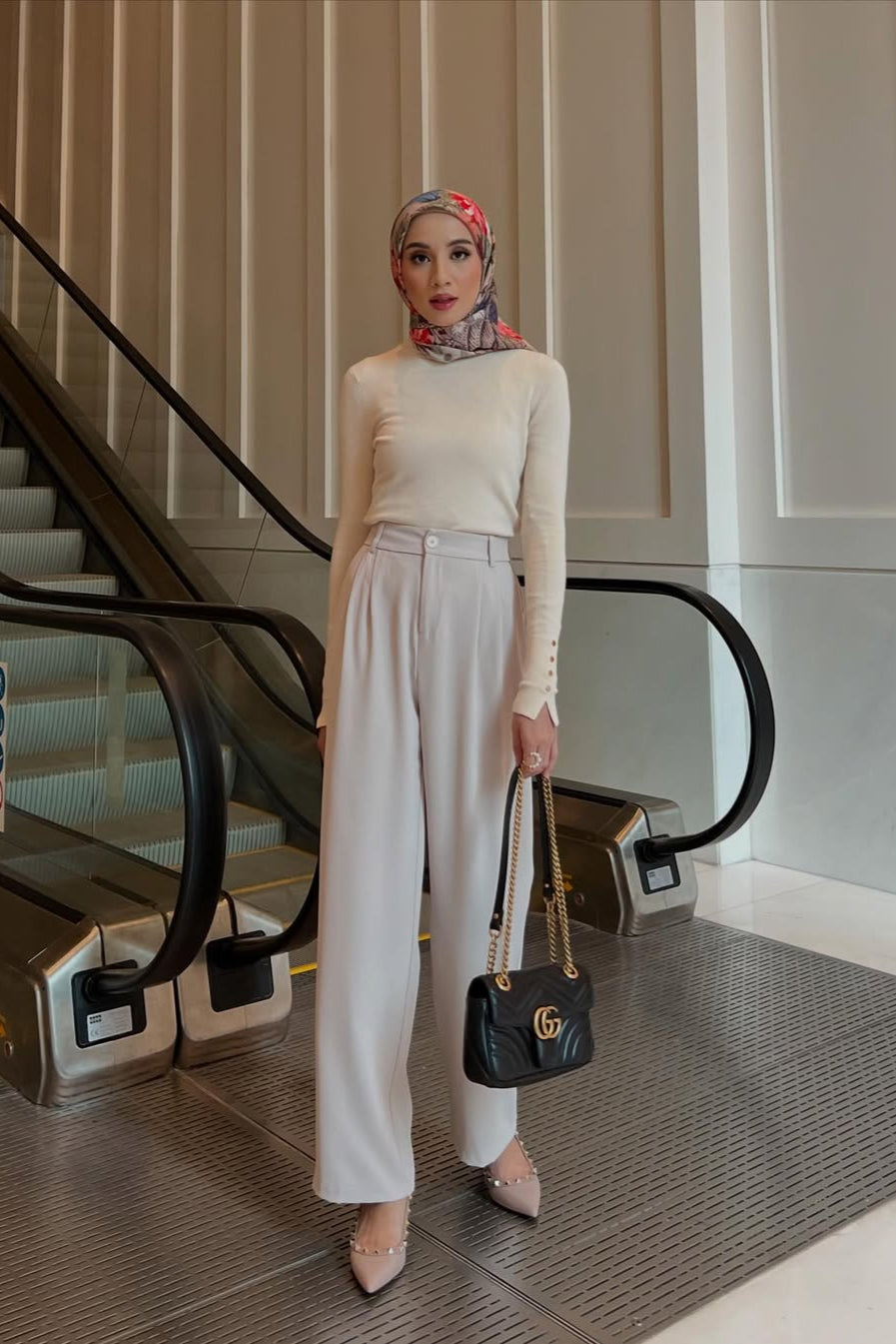 Lowee Pants - Celana Panjang Kantor Polos Trendy Wanita