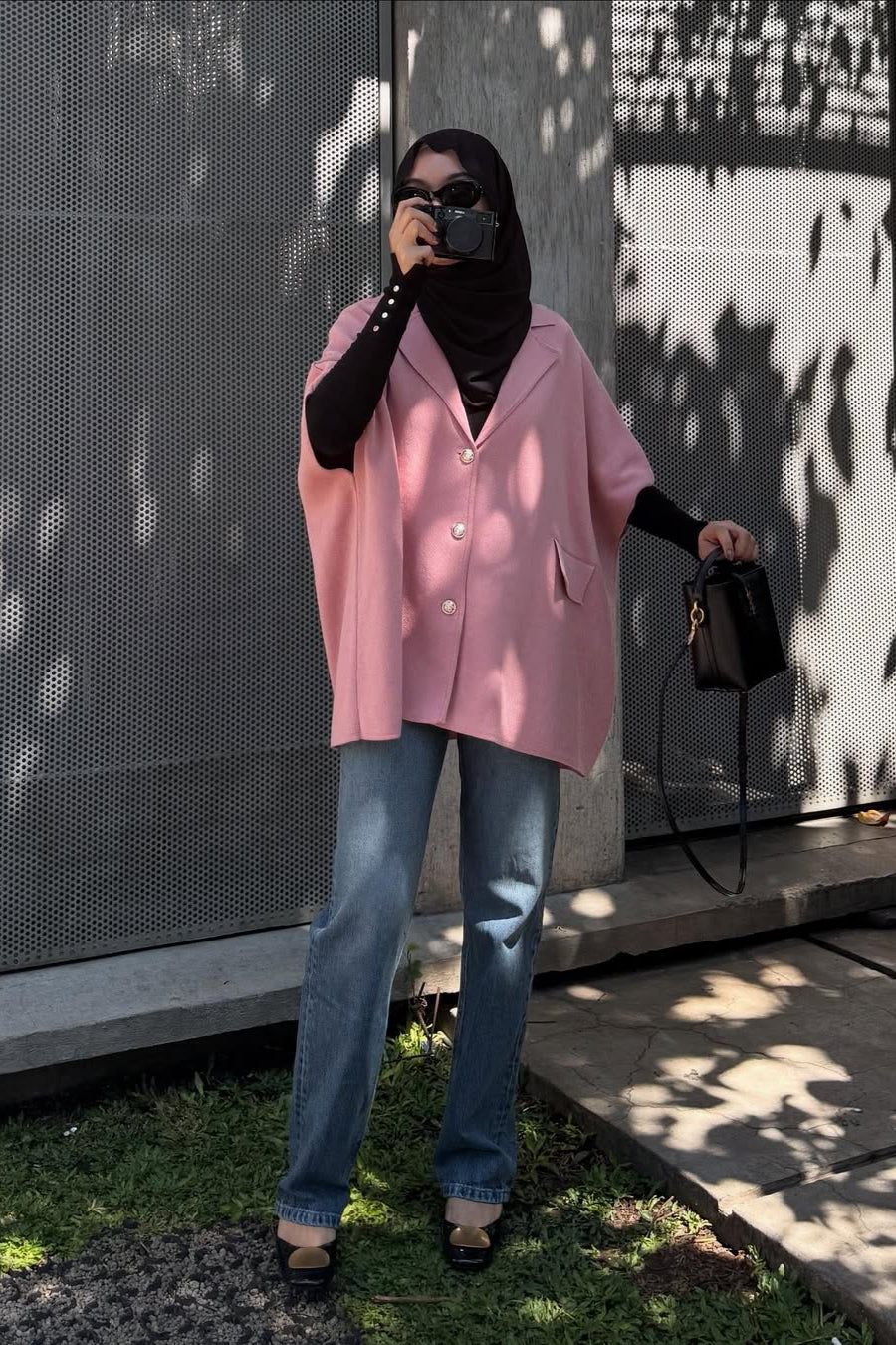 Kenzo Vest - Outer Wanita Casual Knit Cotton Premium