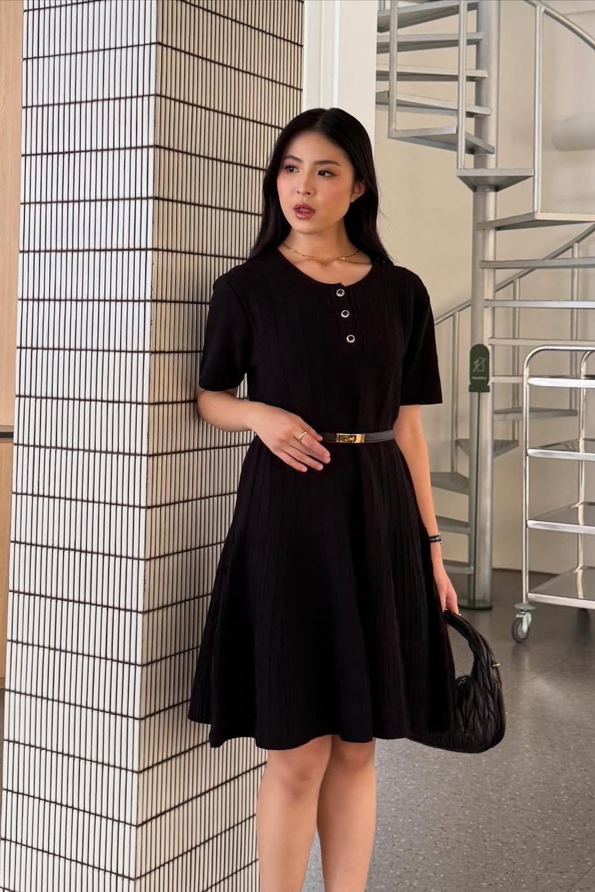 Porse Short Blouse - Blouse Lengan Pendek Wanita Bahan Cotton Knit