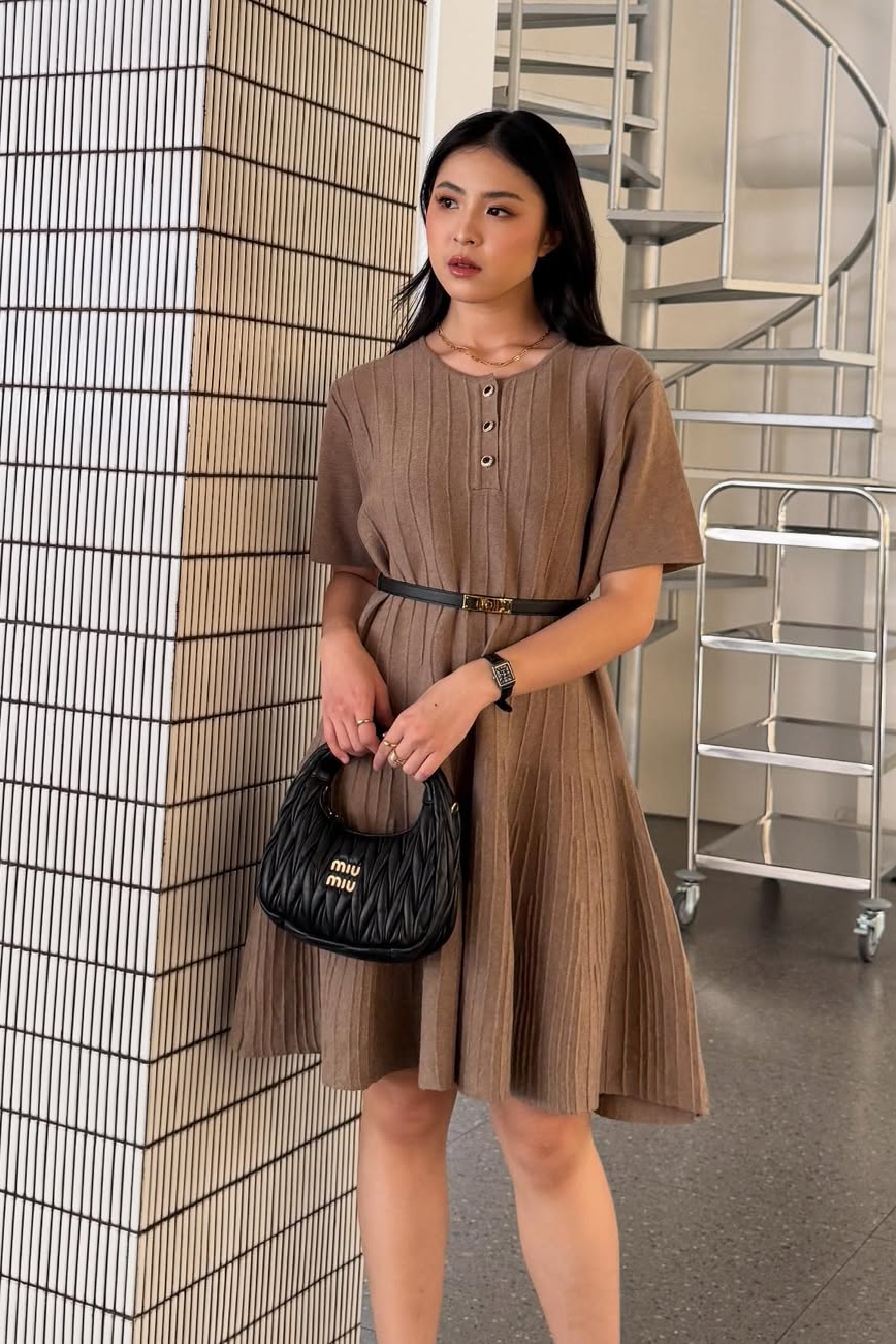 Porse Short Blouse - Blouse Lengan Pendek Wanita Bahan Cotton Knit