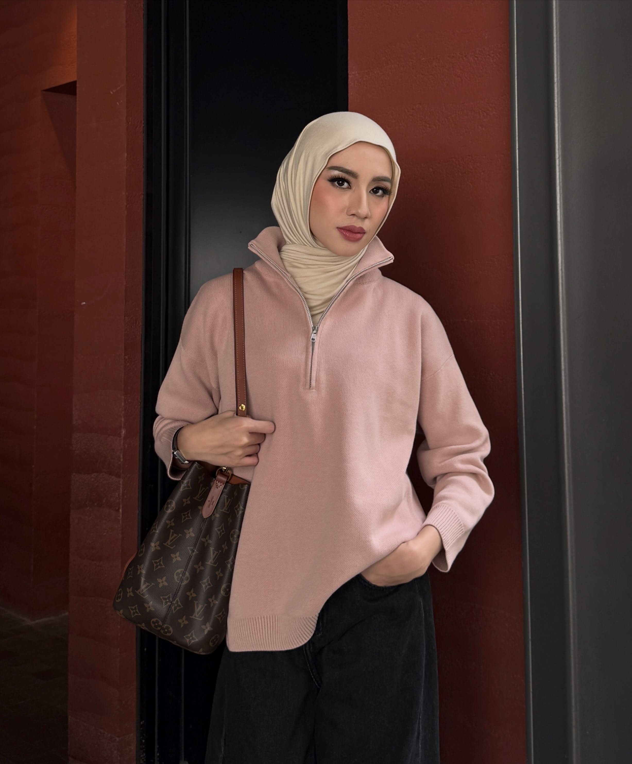 Alpine Knit Sweater - Sweater Rajut Tebal Wanita Gaya Resort Winter Premium